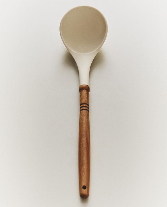 MESTOLO SILICONE LEGNO MESTOLO SILICONE LEGNO