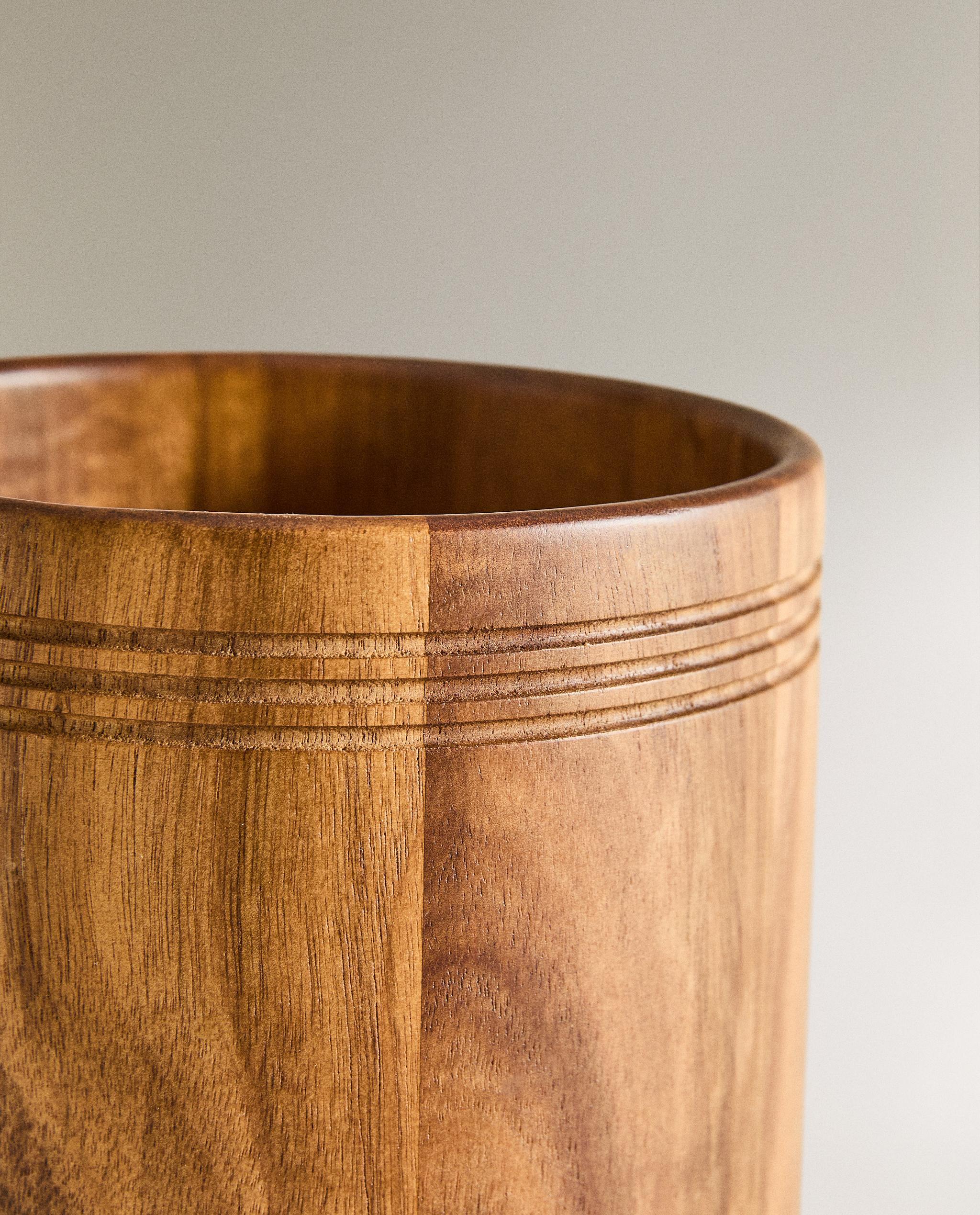 Wooden Utensil Jar - Thumbnail 4