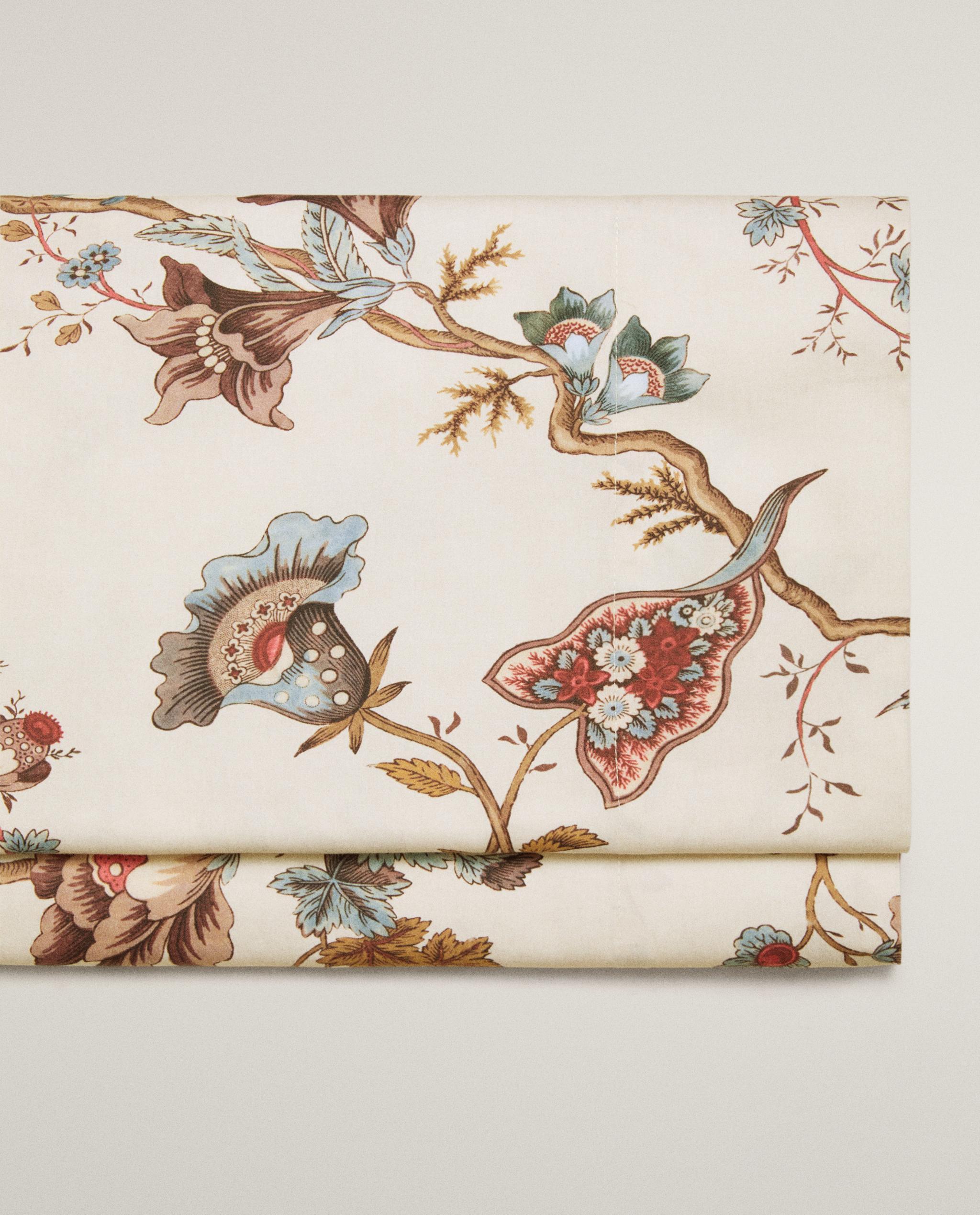 SATIN FLORAL FLAT SHEET | KATHARINE POLE product thumbnail 8