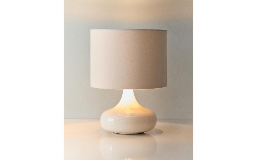 LAMPADA TAVOLO BASE CERAMICA PICCOLA