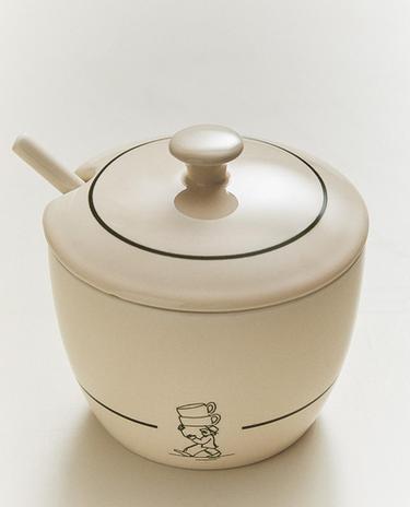 STONEWARE CAFÉ SUGAR BOWL