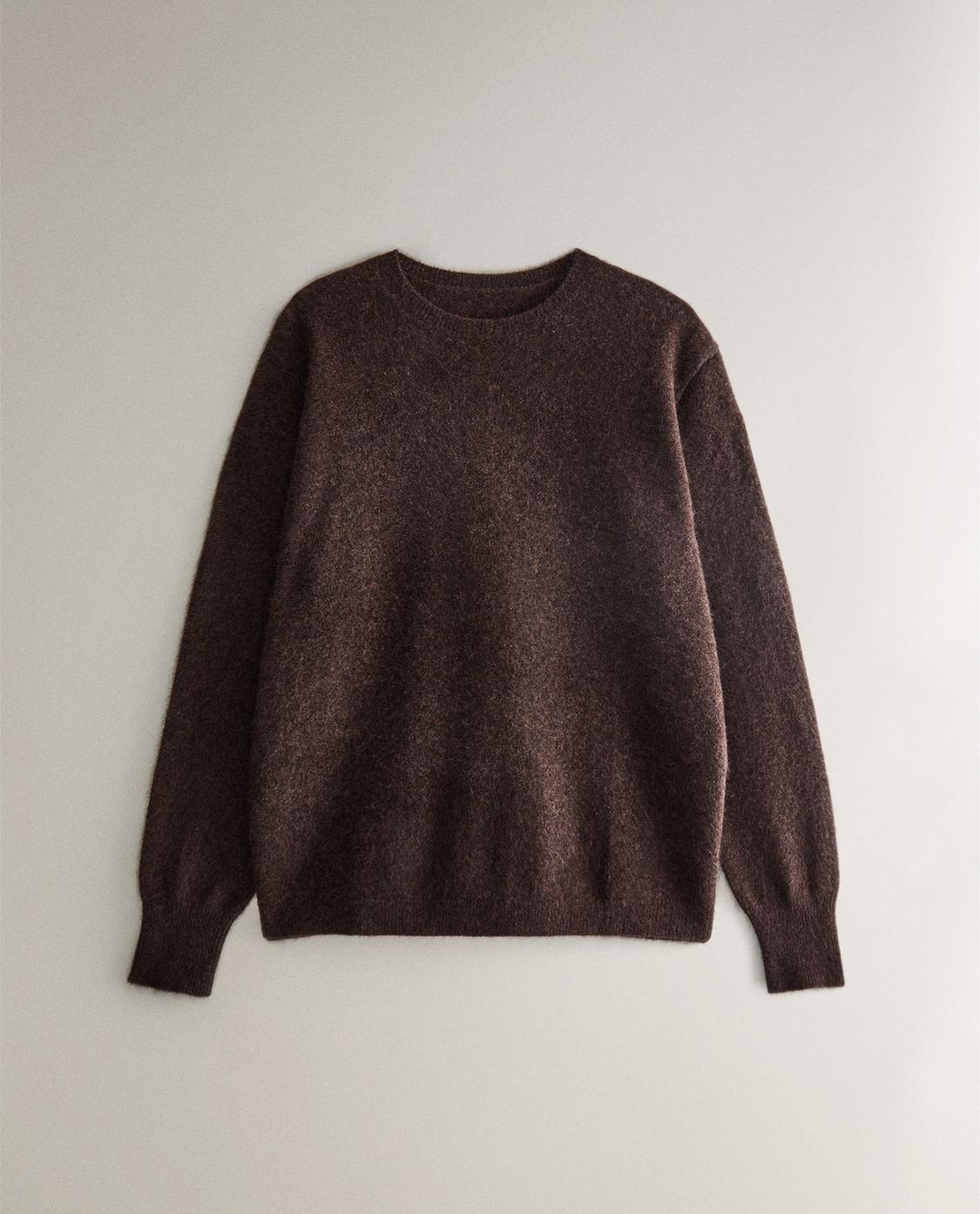 Cashmere Sweater Zara Wool Jumper Zara Tan Cashmere Sweater Never - Main Image