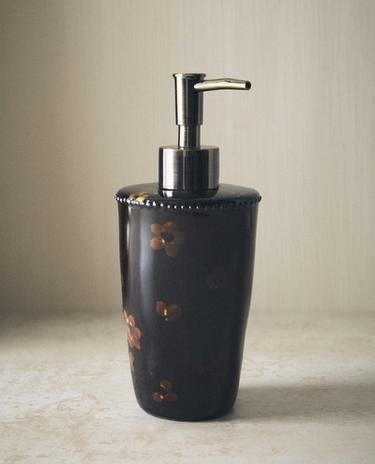 FLORAL SOAP DISPENSER
