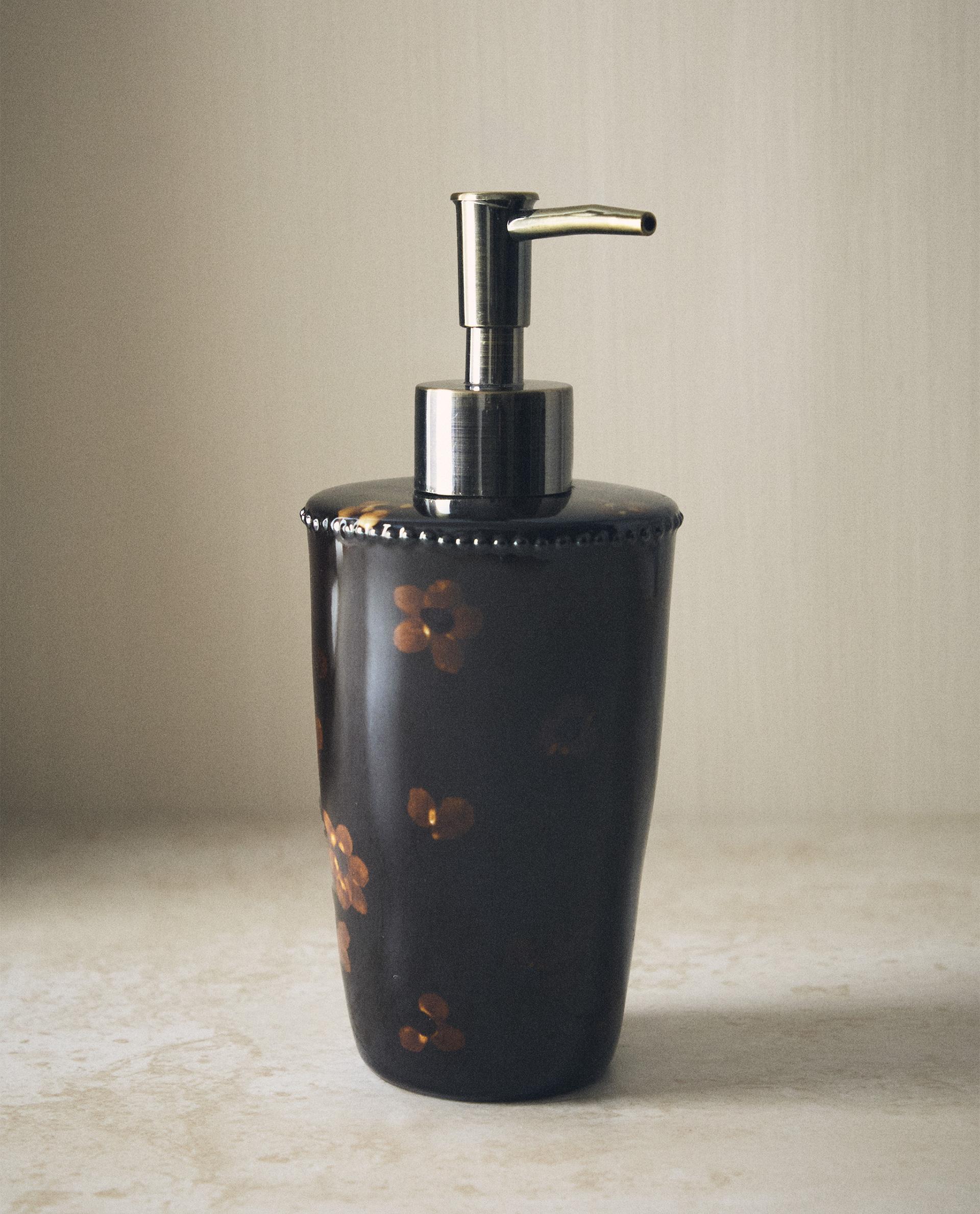 FLORAL SOAP DISPENSER FLORAL SOAP DISPENSER