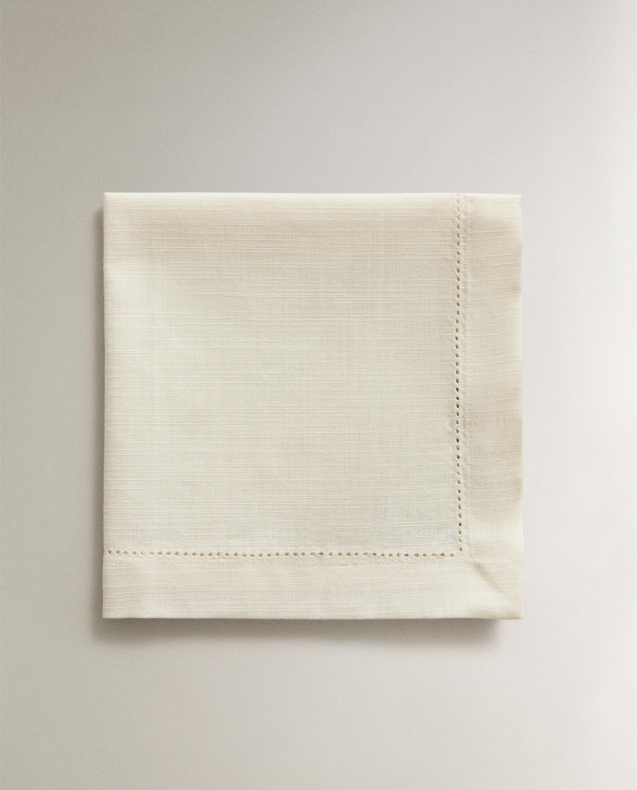 HEMSTITCHED COTTON NAPKIN product thumbnail 3