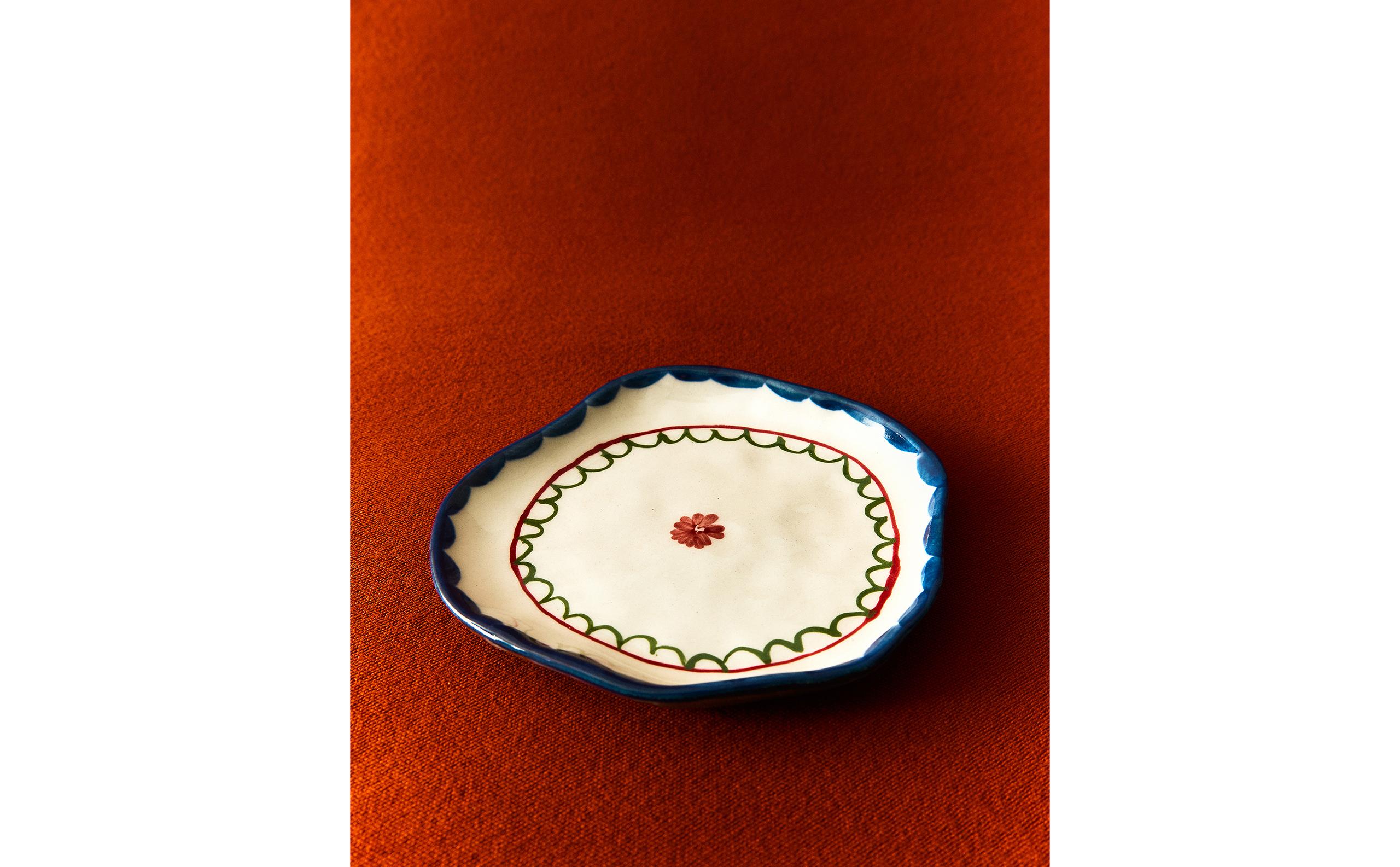 FLORAL SIDE PLATE
