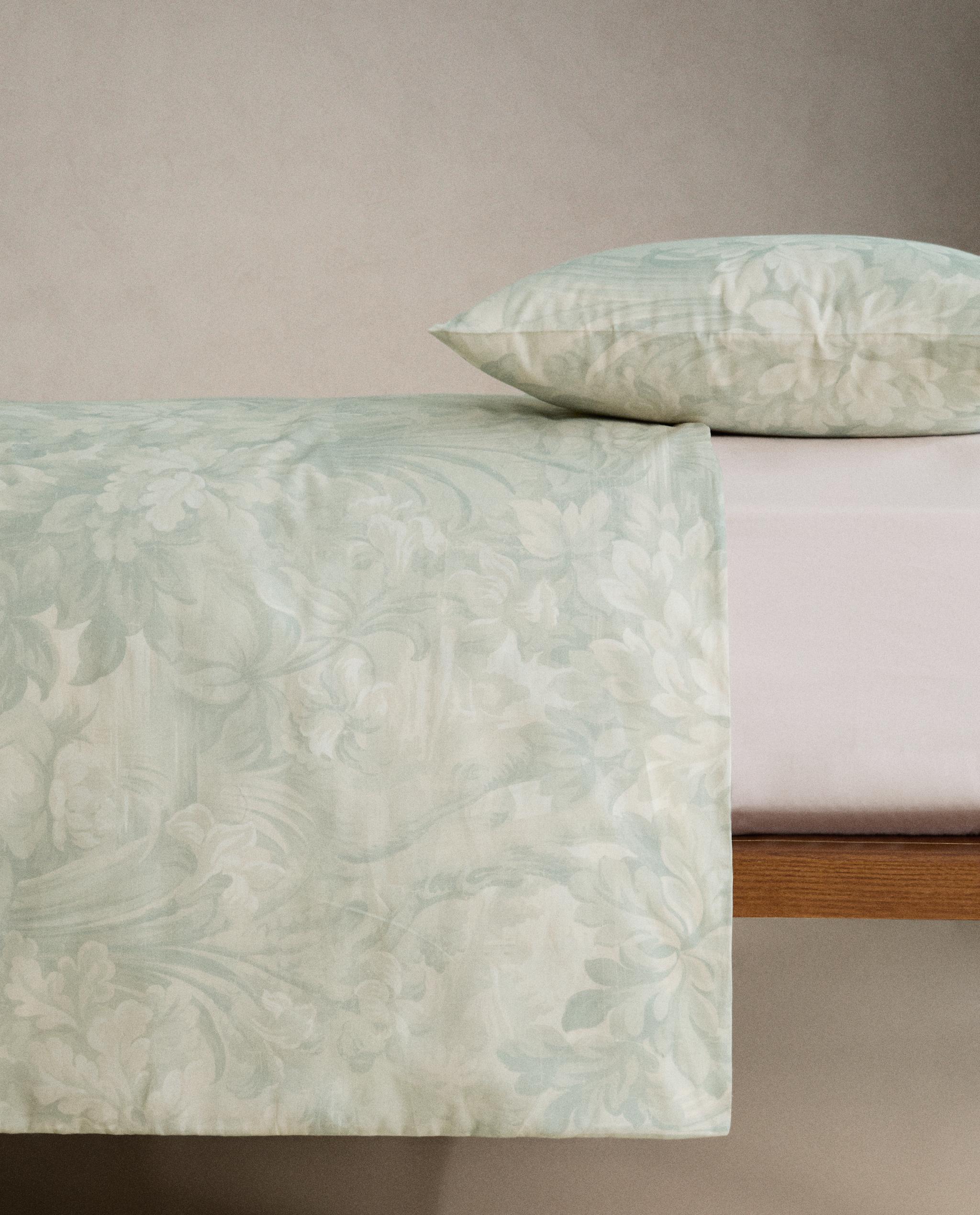 DUVET COVER WITH FLORAL AND BRANCH PRINT product thumbnail 12