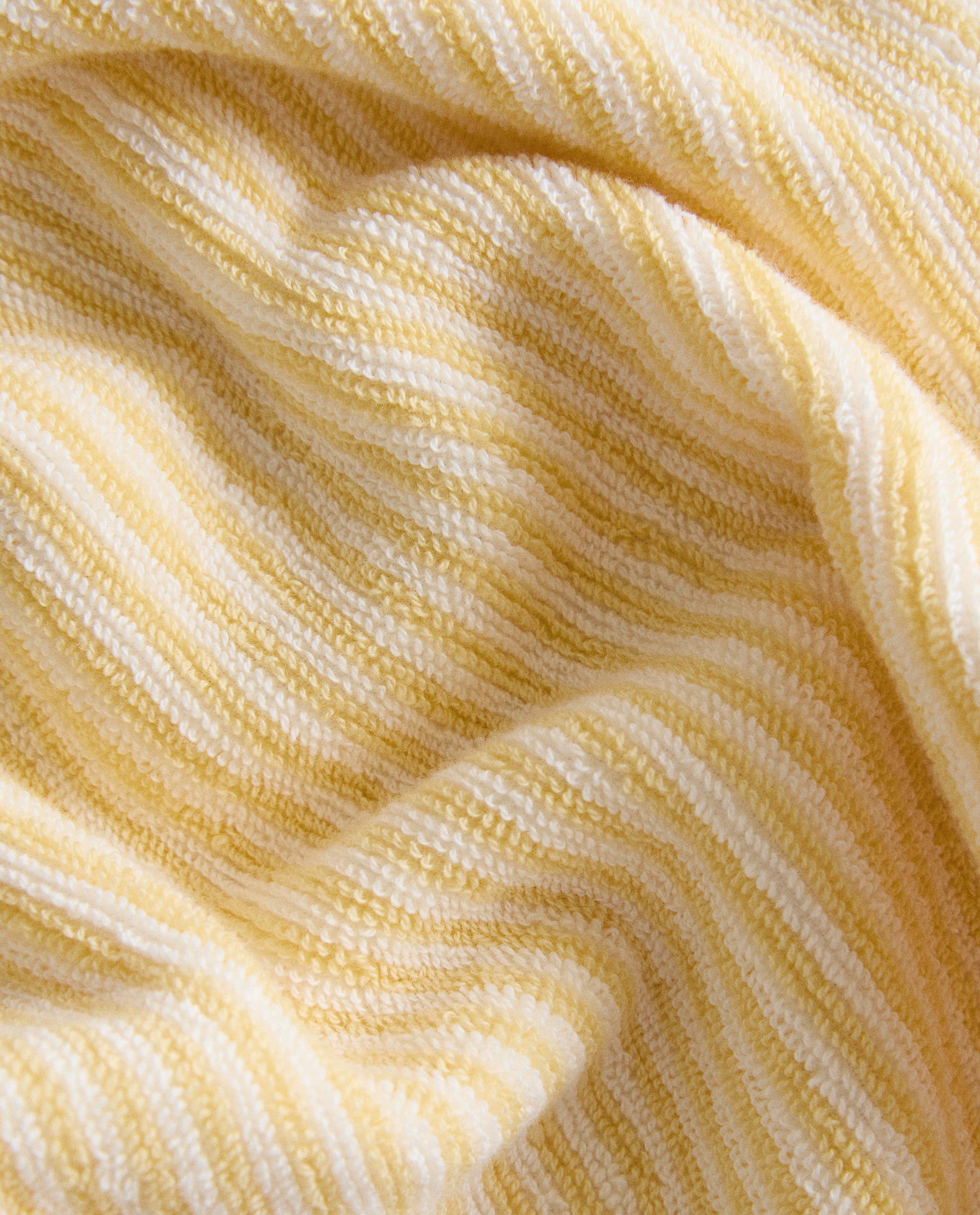 STRIPED COTTON BATH TOWEL product thumbnail 6