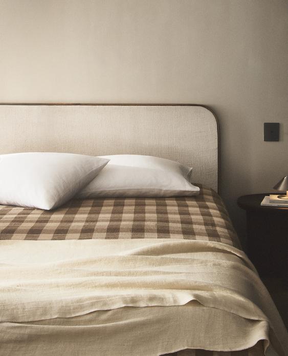 HOUSSE DE COUETTE LIN CARREAUX HOUSSE DE COUETTE LIN CARREAUX