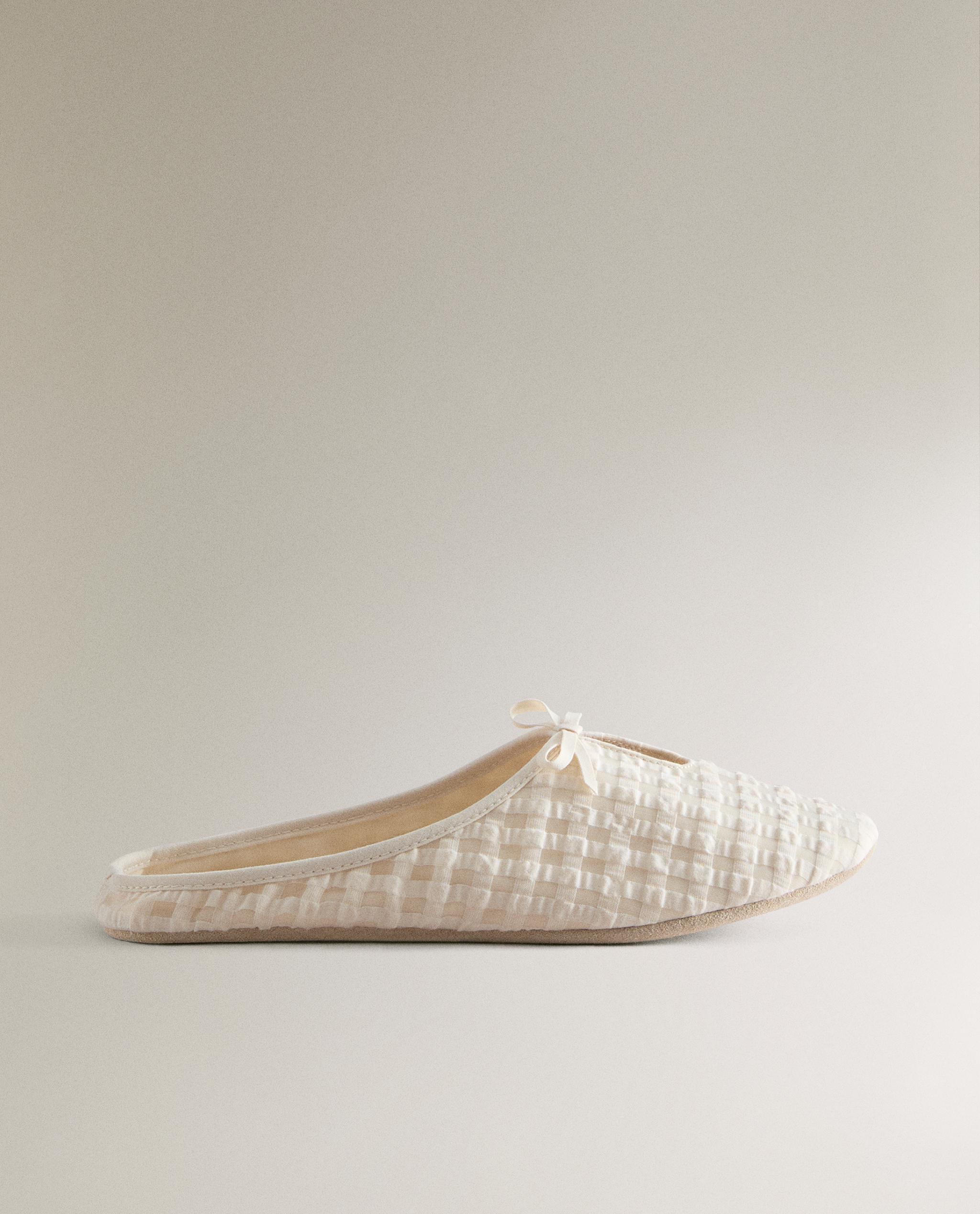 GINGHAM MULE SLIPPERS product thumbnail 7