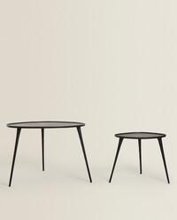 【2/9限定】ZARA  Round table with l LARGE MONOCHROME TABLE LAMP | Zara Home Canada