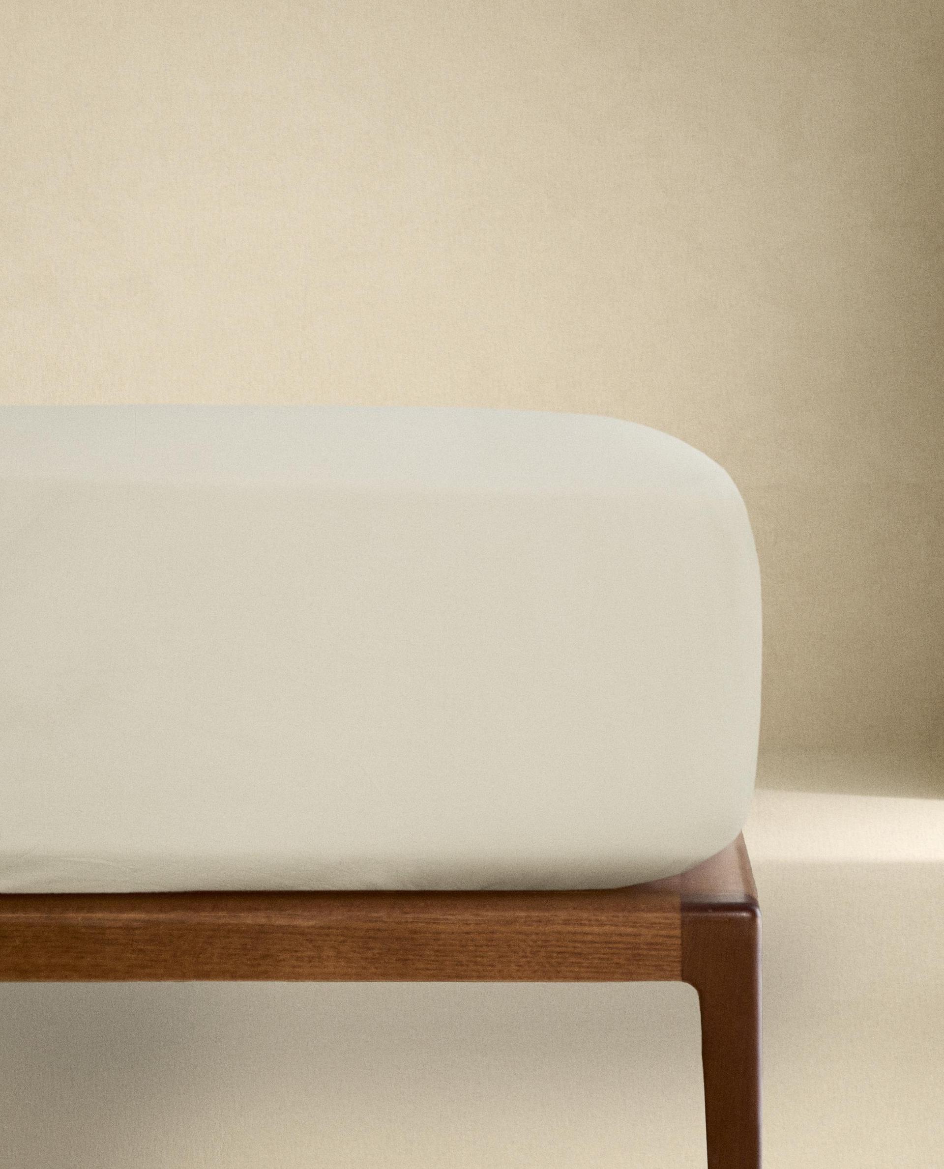 DRAP-HOUSSE PERCALE DE COTON DÉLAVÉ X SOCIETY LIMONTA DRAP-HOUSSE PERCALE DE COTON DÉLAVÉ X SOCIETY LIMONTA