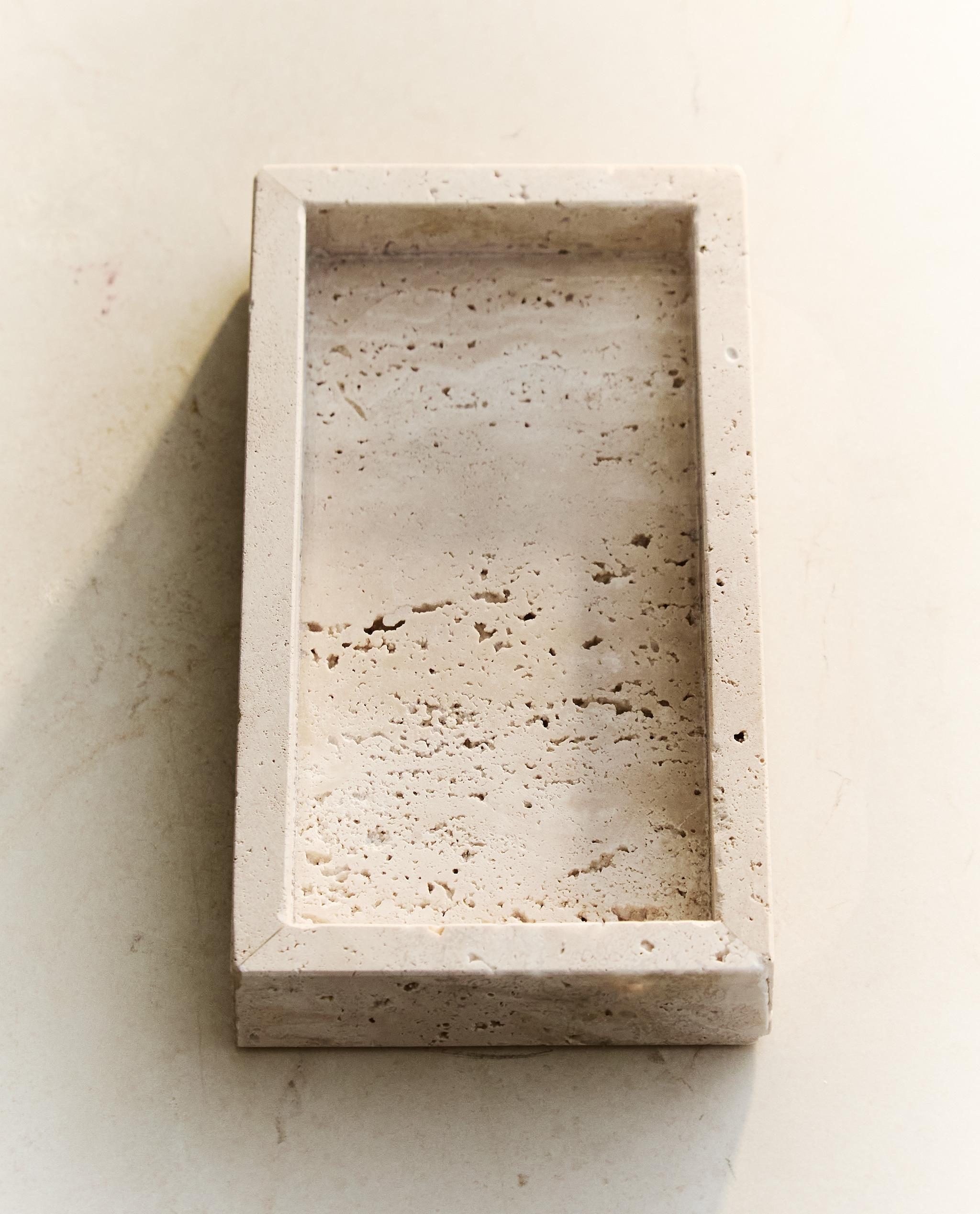 BEIGE MARBLE BATHROOM SOAP DISH product thumbnail 8
