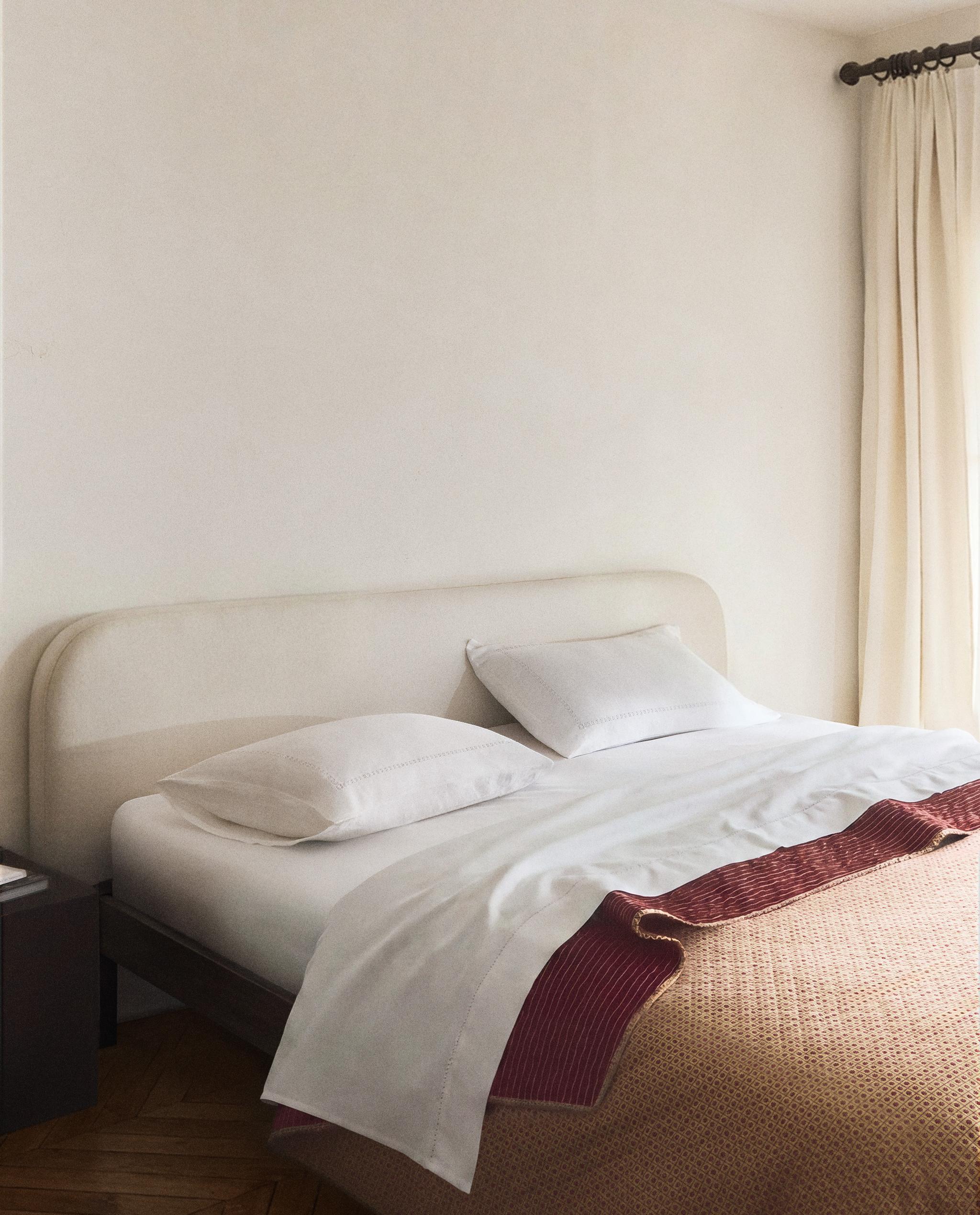 STRIPED AND FLORAL COTTON QUILTED BEDSPREAD | KATHARINE POLE product thumbnail 9