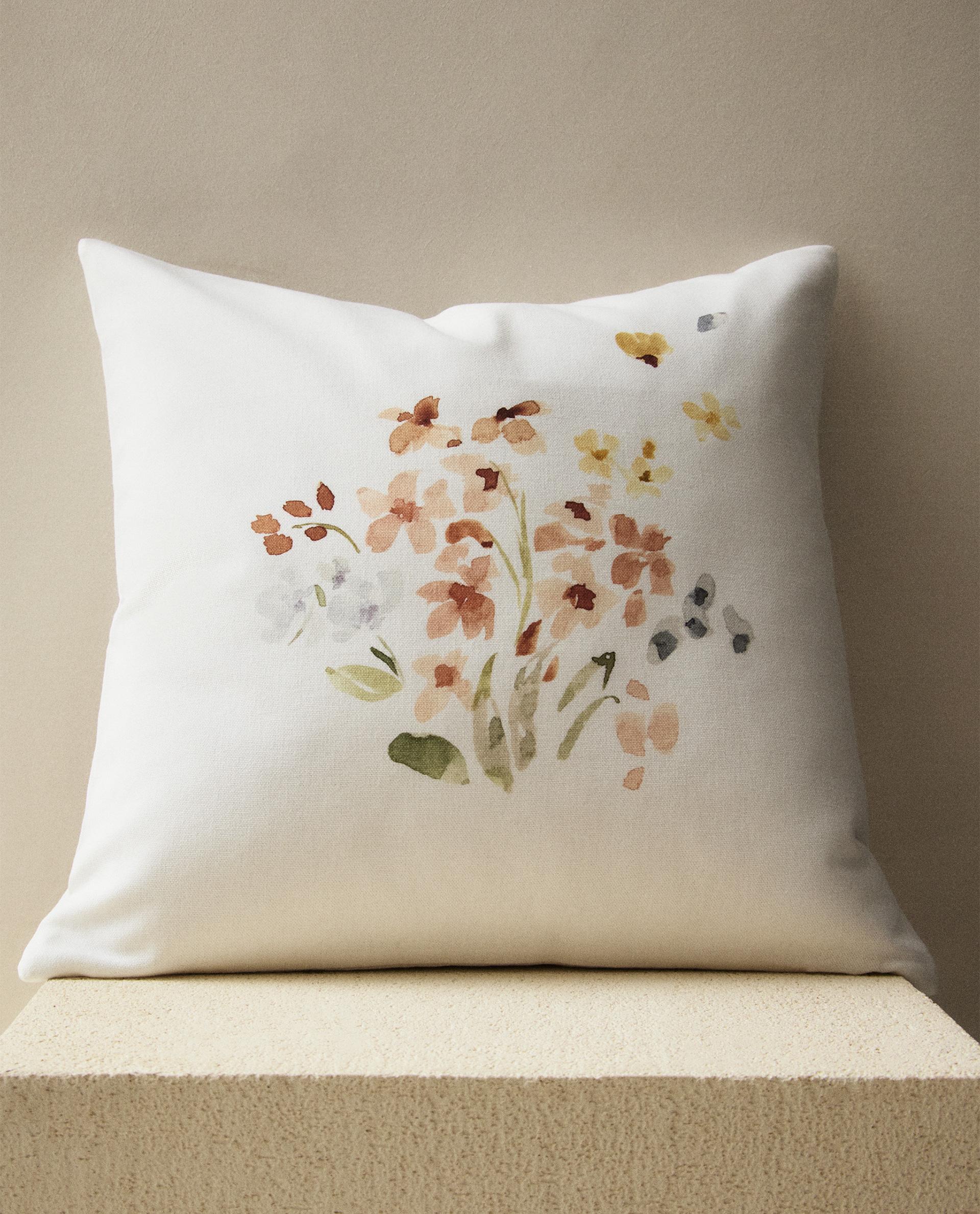 【在庫あり】 | クッションカバー ノットディテール プレーン Zara 日本 Home クッションカバー