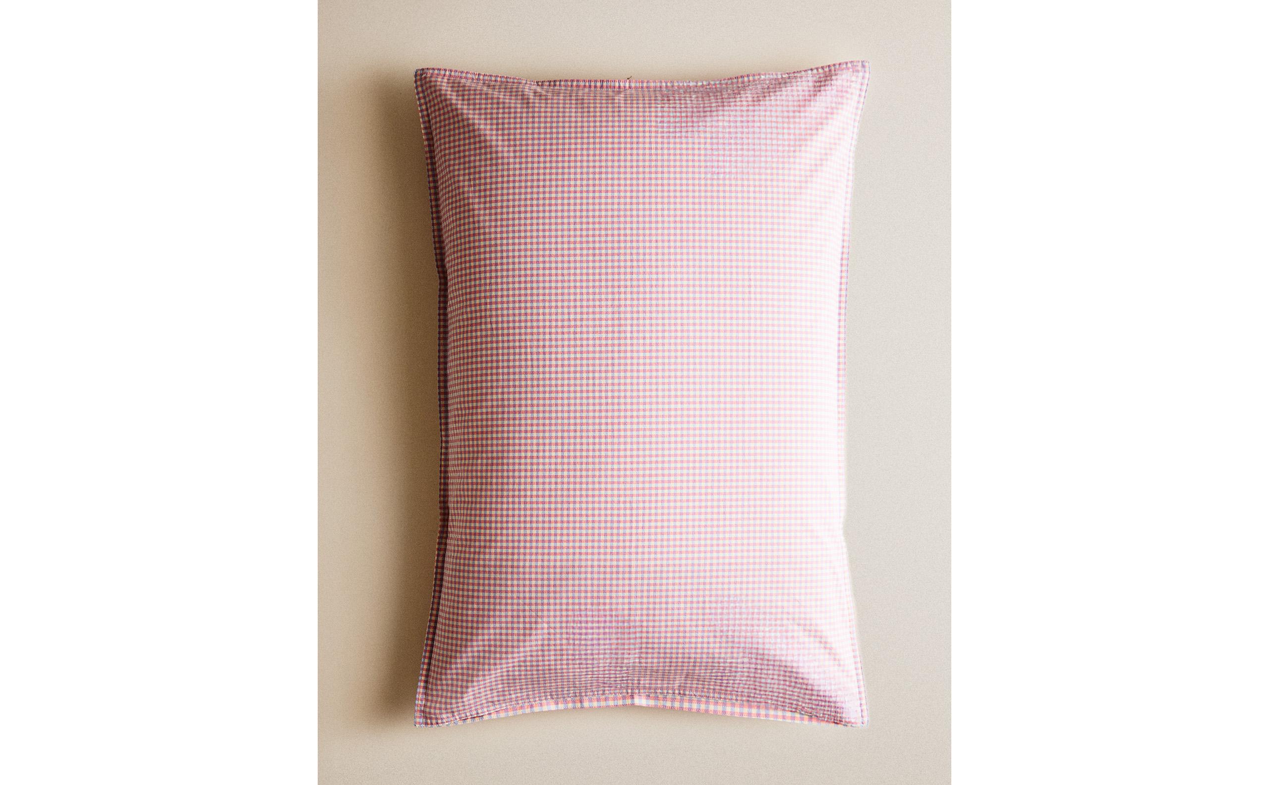 KIDS' GINGHAM COTTON PILLOWCASE product thumbnail 5