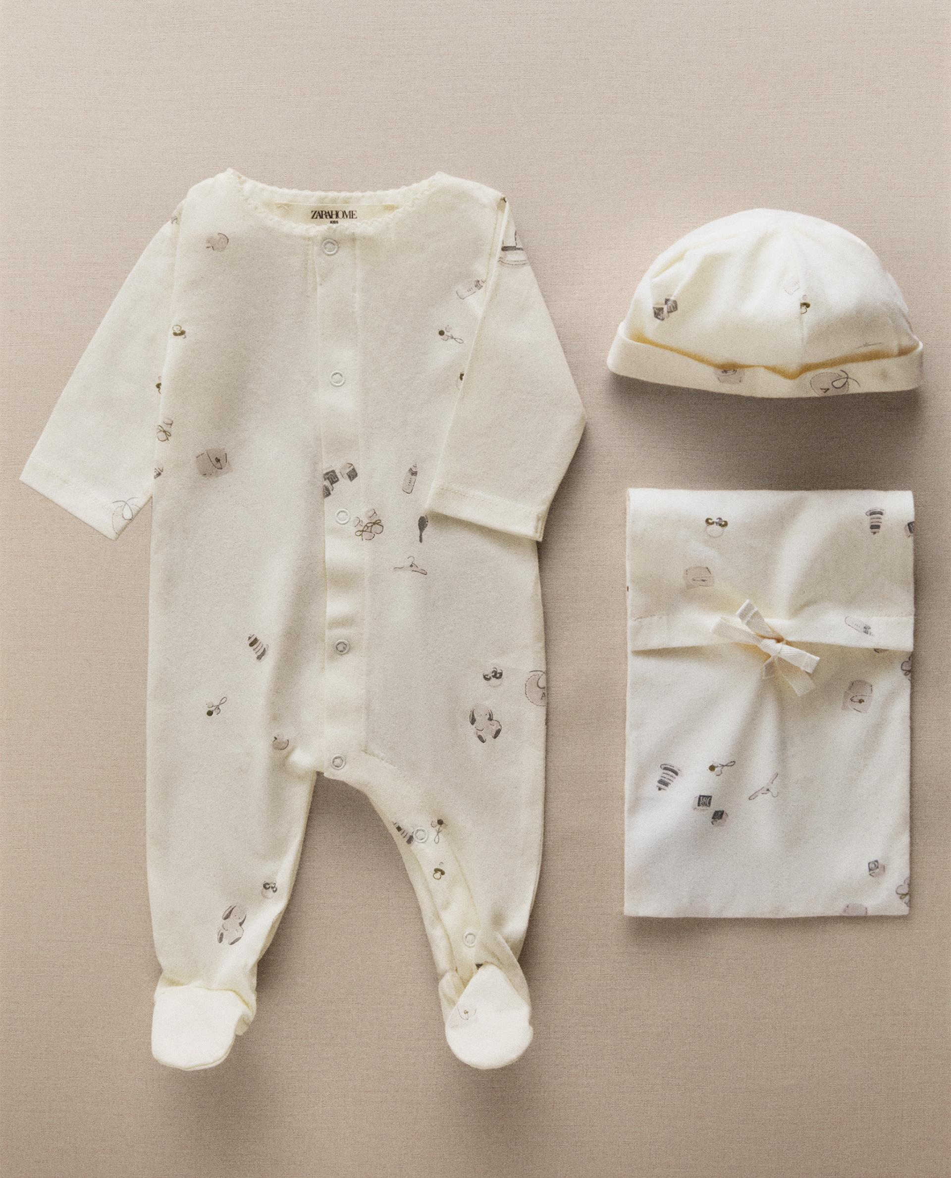 PRINTED NEWBORN BABY SET PRINTED NEWBORN BABY SET
