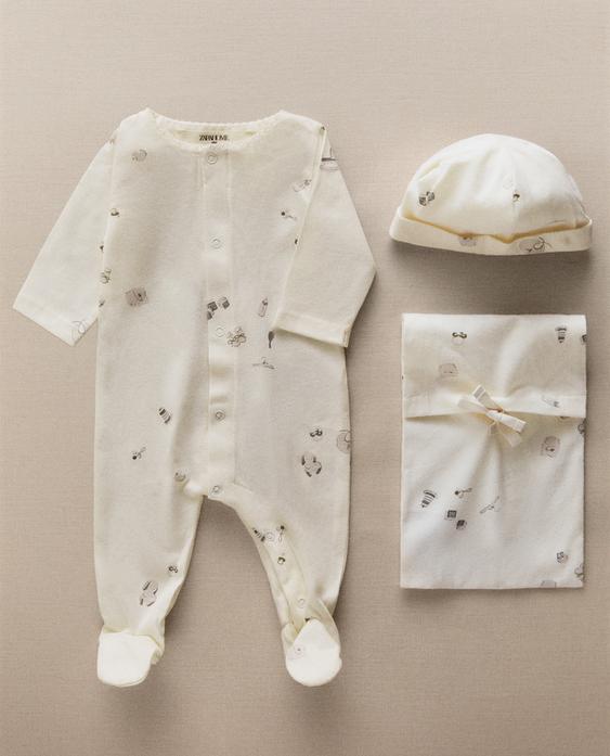 PRINTED NEWBORN BABY SET PRINTED NEWBORN BABY SET