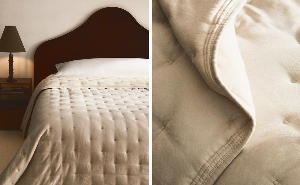 MICROFIBRE QUILTED BEDSPREAD