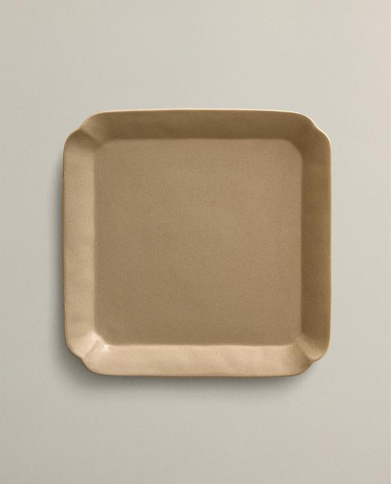 SQUARE STONEWARE TRAY SQUARE STONEWARE TRAY