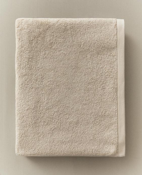 TOALLA BAÑO ALGODÓN RIZO LISA (500 GXM²)