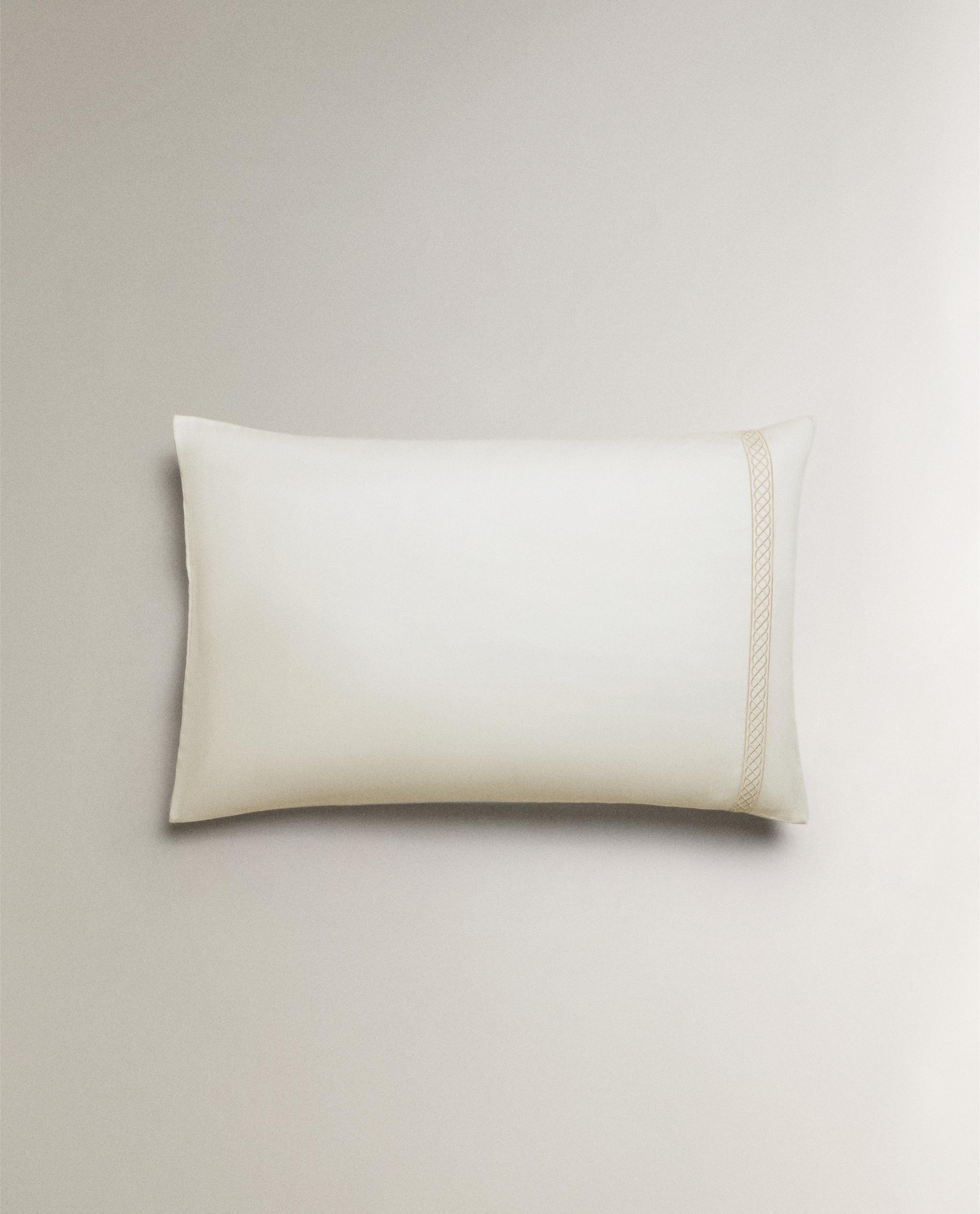 EMBROIDERED SATEEN PILLOWCASE product thumbnail 4