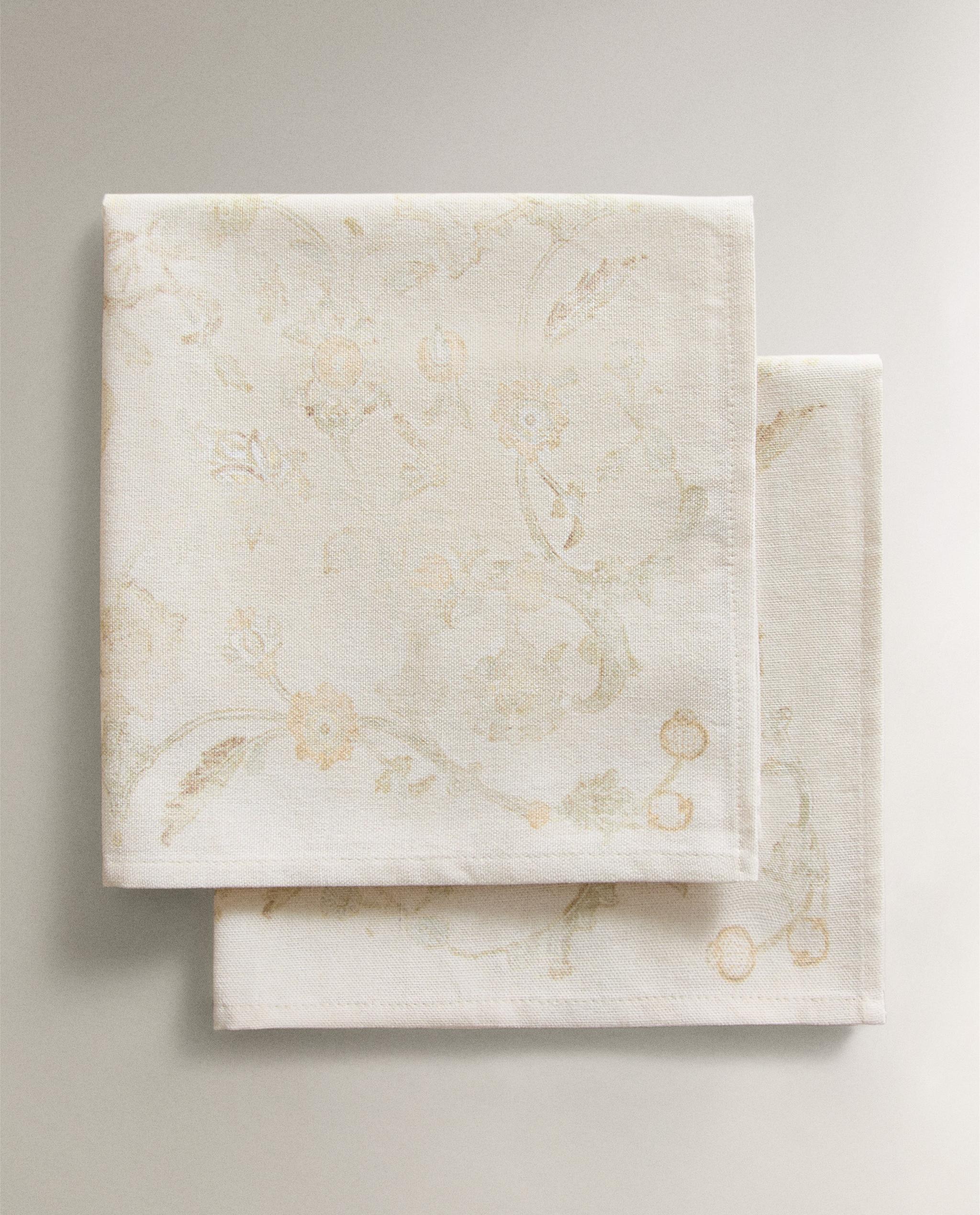 ダマスク柄 テーブルナプキン (2枚組) | Zara Home 日本/Japan