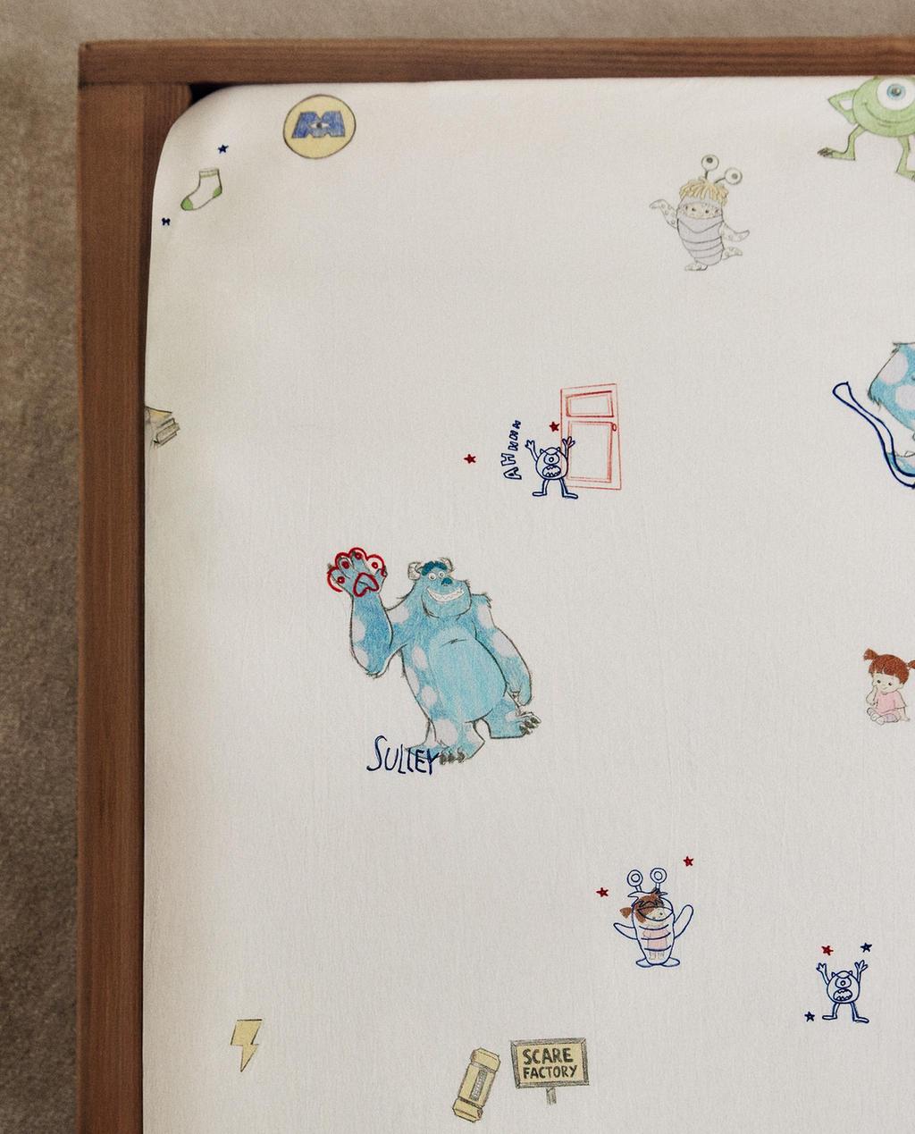 Zara Home Uşaqlar üçün monsters, inc. ©disney/pixar sıx oturacaq döşək örtüyü