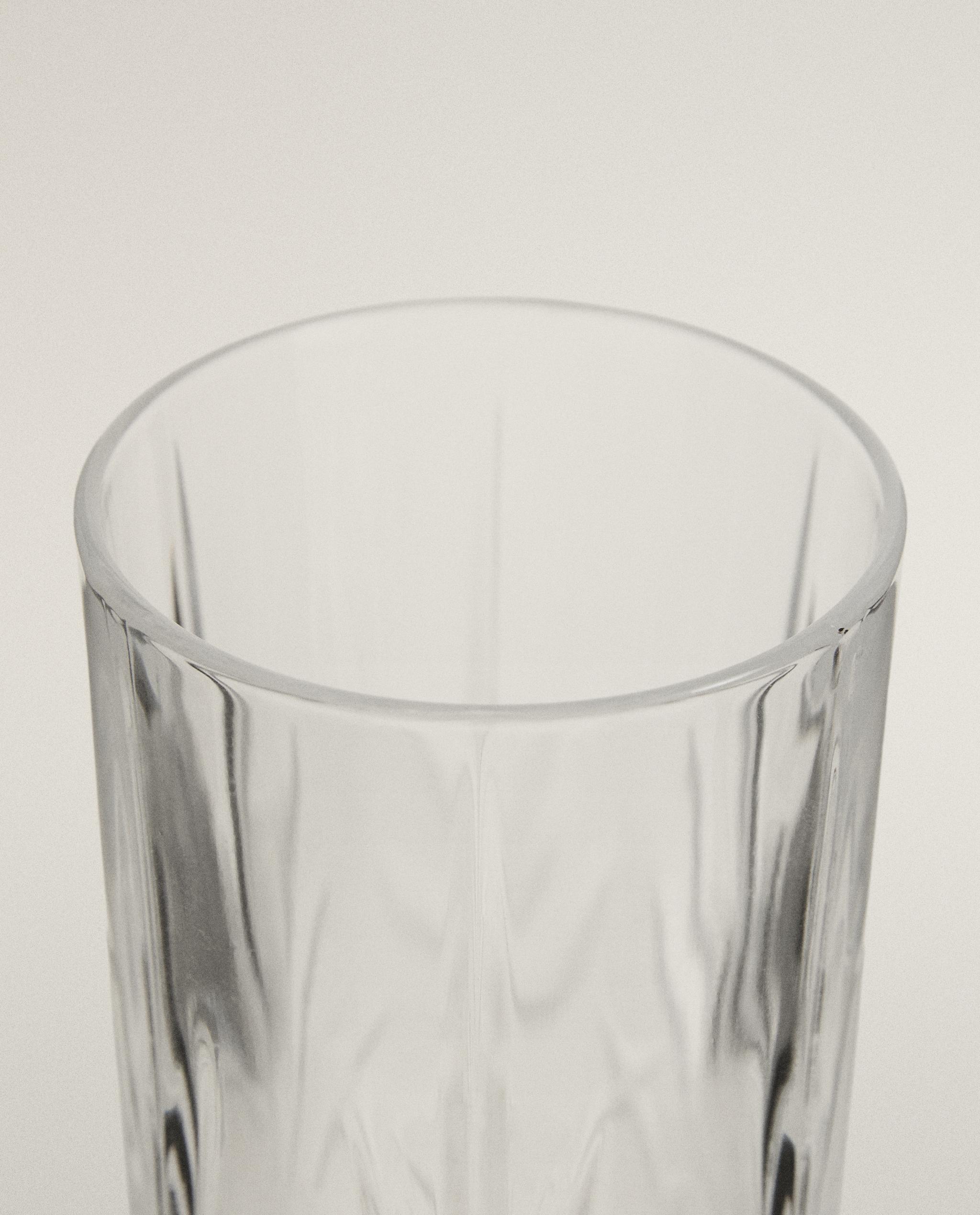 TALL GLASS WITH RAISED DESIGN product thumbnail 9