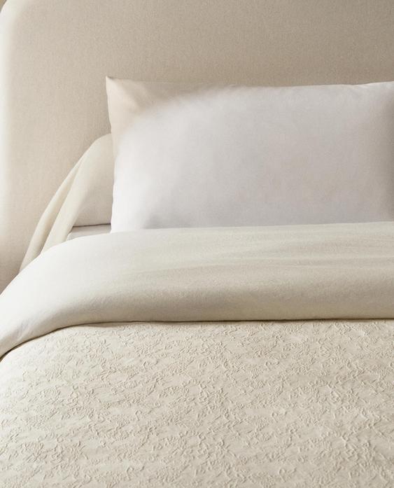 COTTON JACQUARD DUVET COVER
