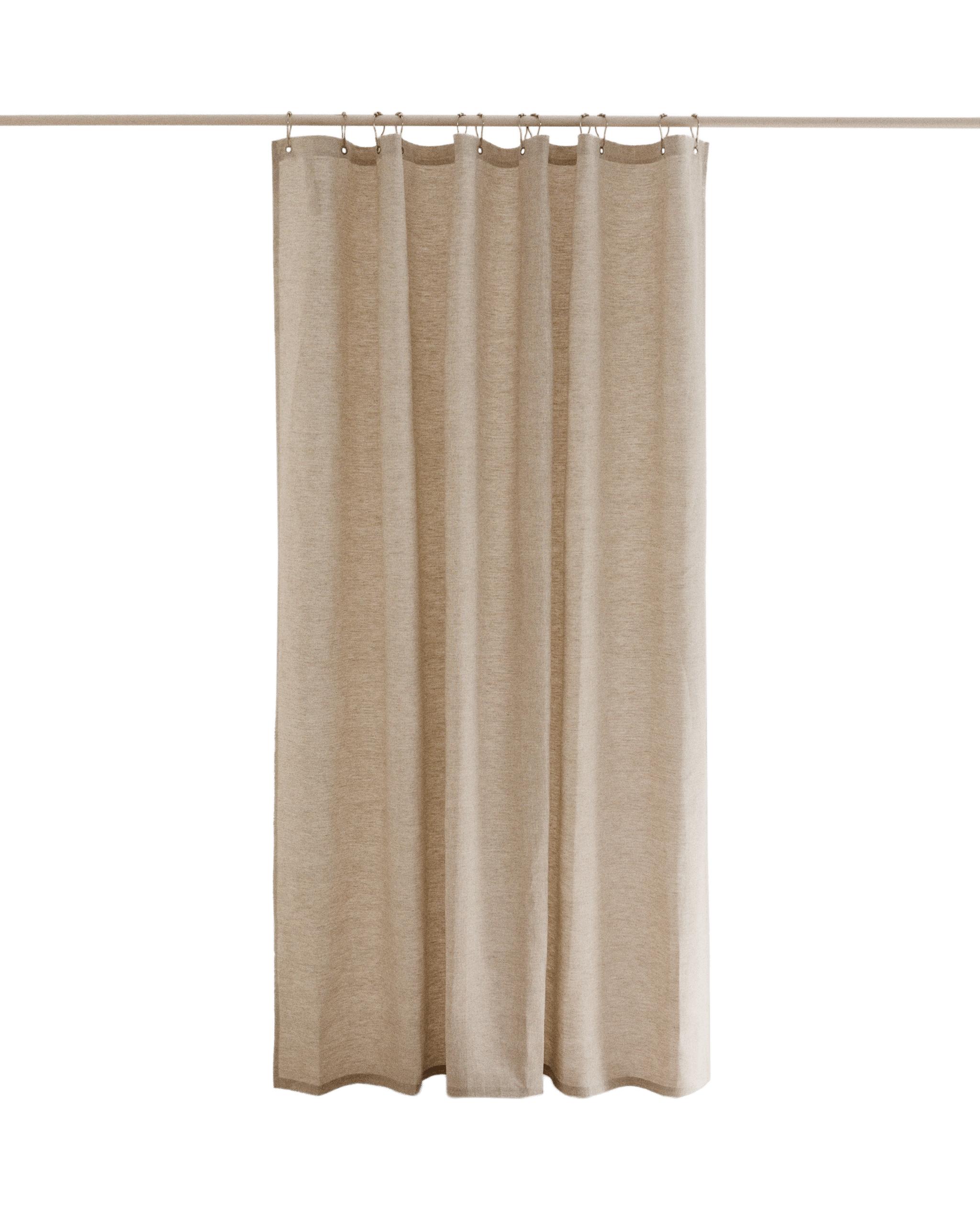 TRANSLUCENT LINEN SHOWER CURTAIN product thumbnail 8