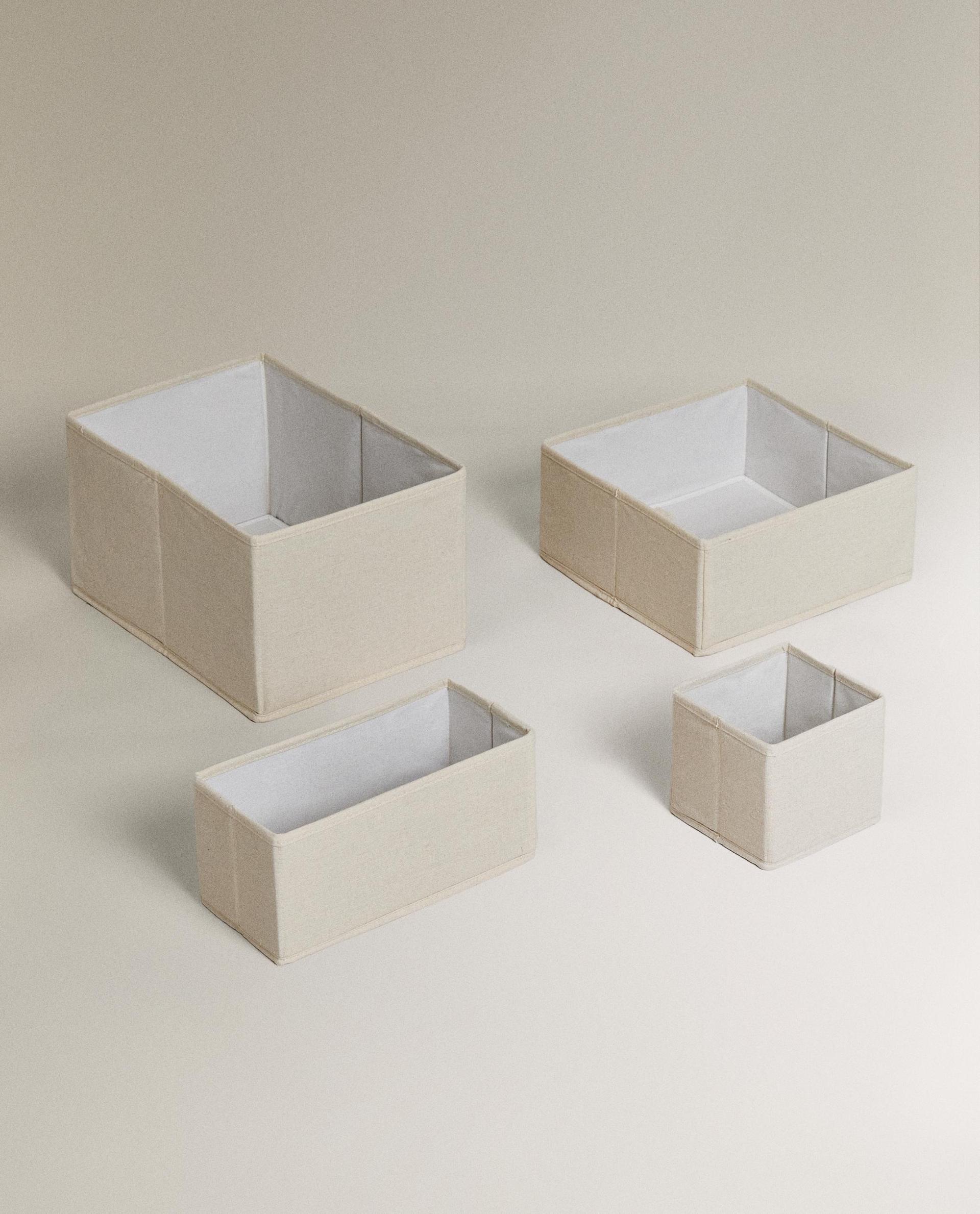 FOLDABLE COTTON STORAGE BOX FOLDABLE COTTON STORAGE BOX