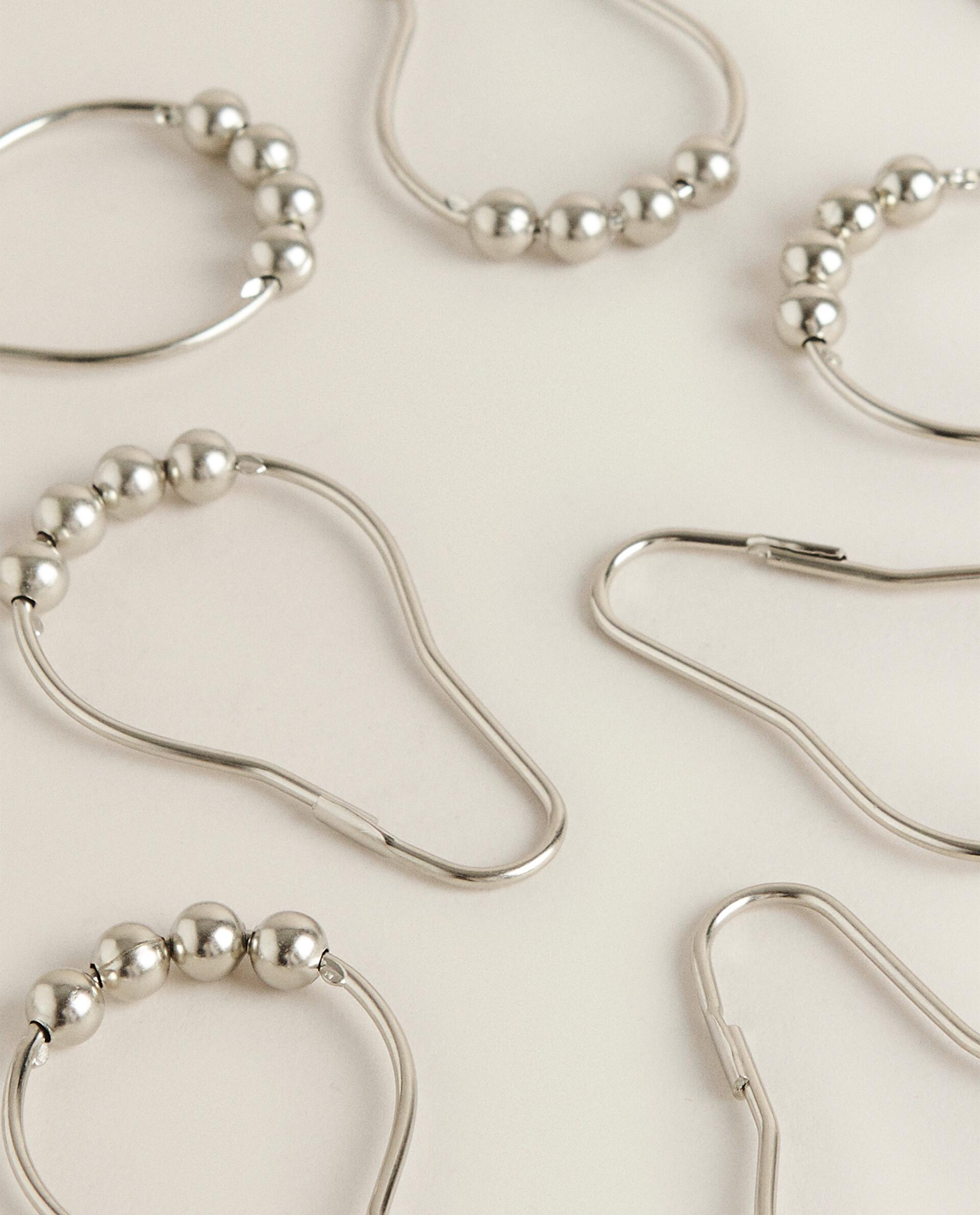 PACK OF METAL SHOWER CURTAIN RINGS (PACK OF 12) product thumbnail 8
