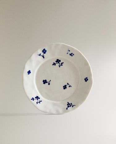 FLORAL PORCELAIN SIDE PLATE