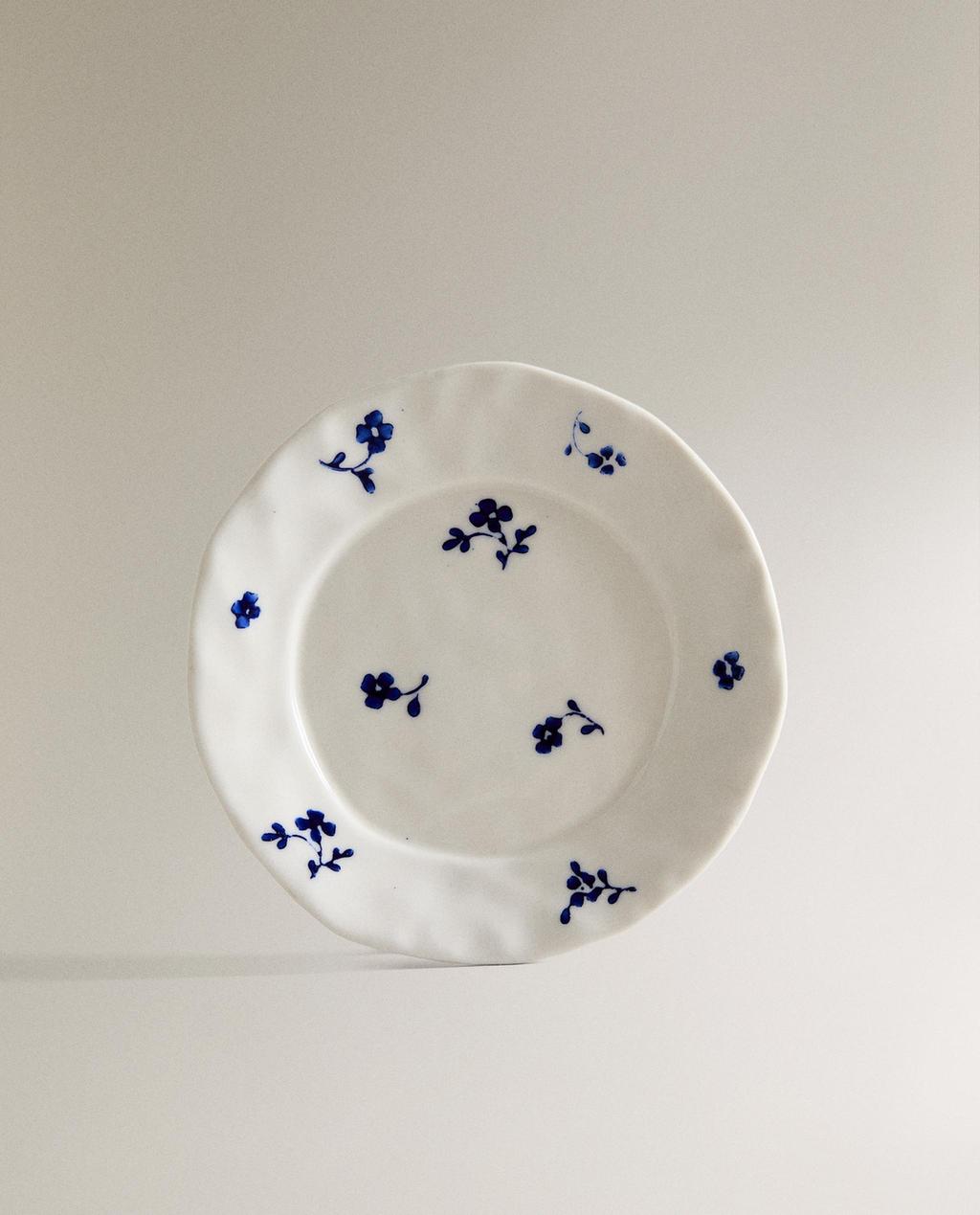 플로랄 프린트 포세린 앞접시 플로랄 프린트 포세린 앞접시