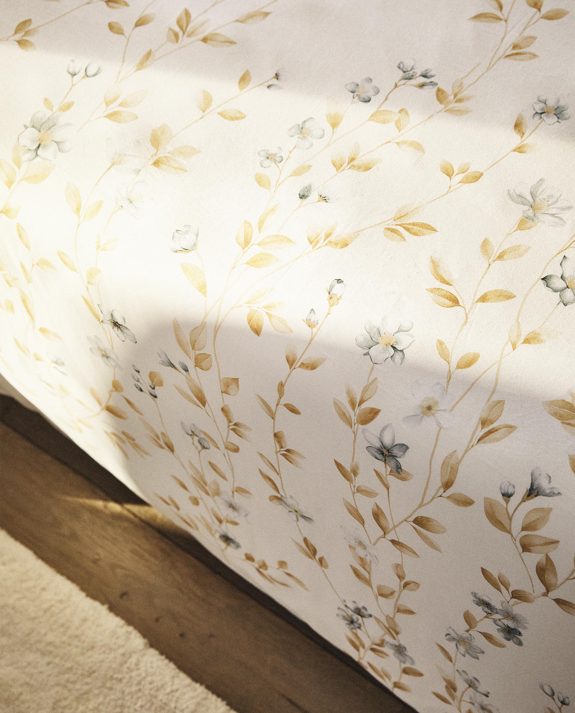 FLORAL PRINT DUVET COVER