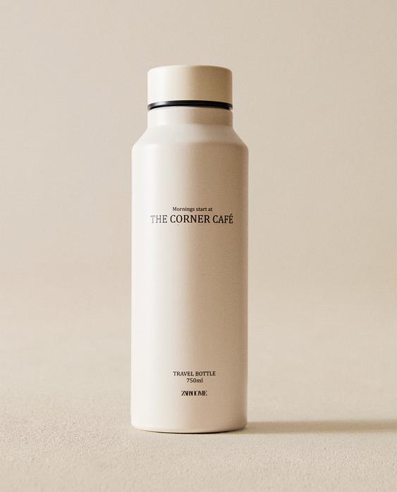 "THE CORNER CAFÉ" STAINLESS bottle "THE CORNER CAFÉ" STAINLESS bottle