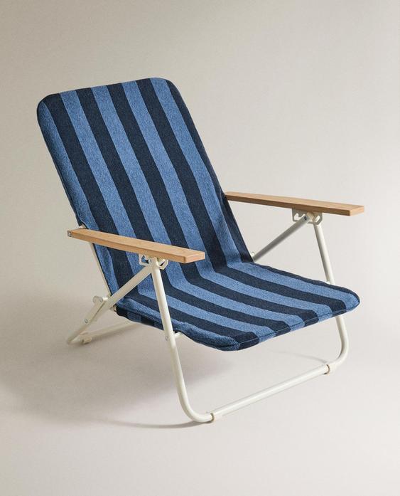 غلاف كرسي للشاطئ منشفة مخطط