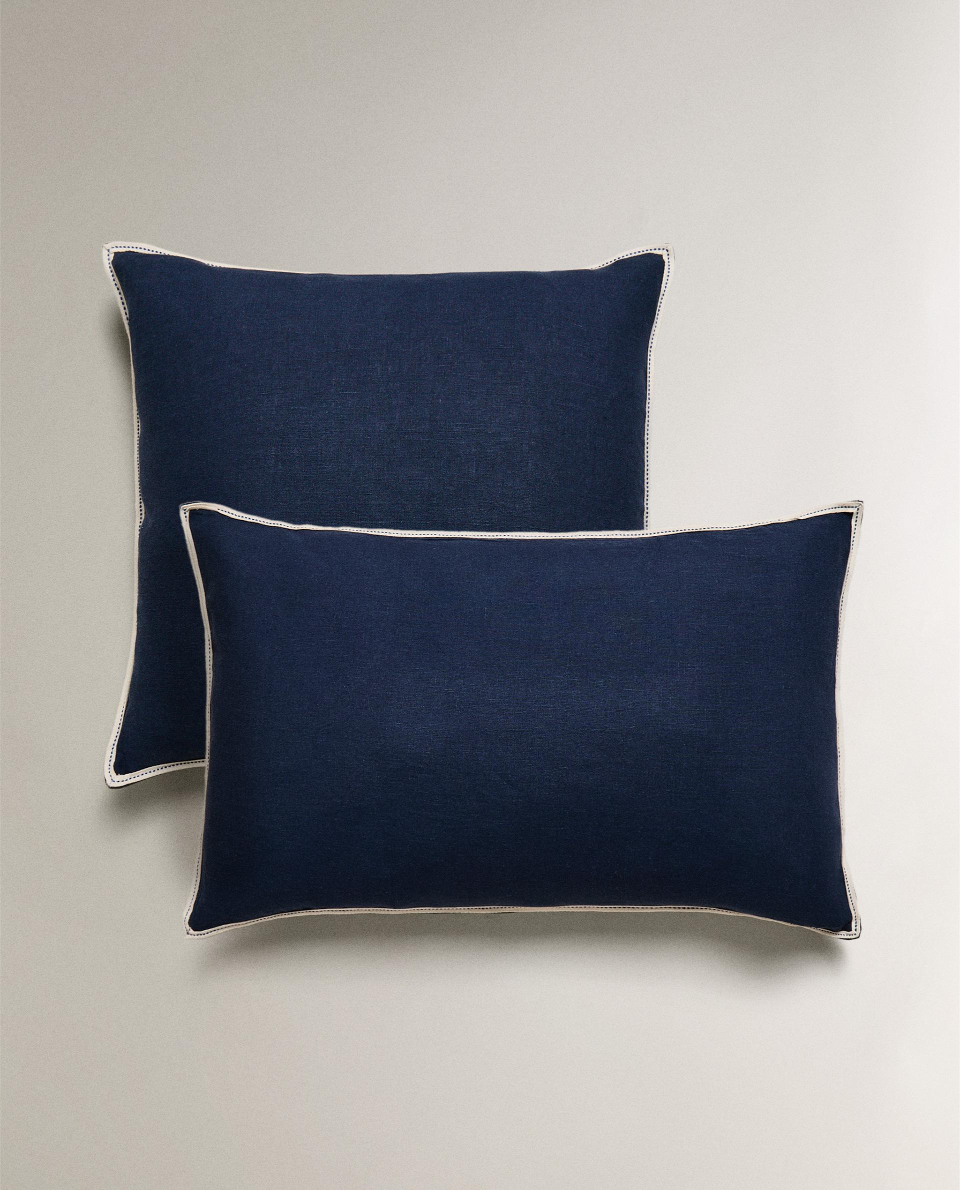 縁 リネン クッションカバー | Zara Home 日本/Japan