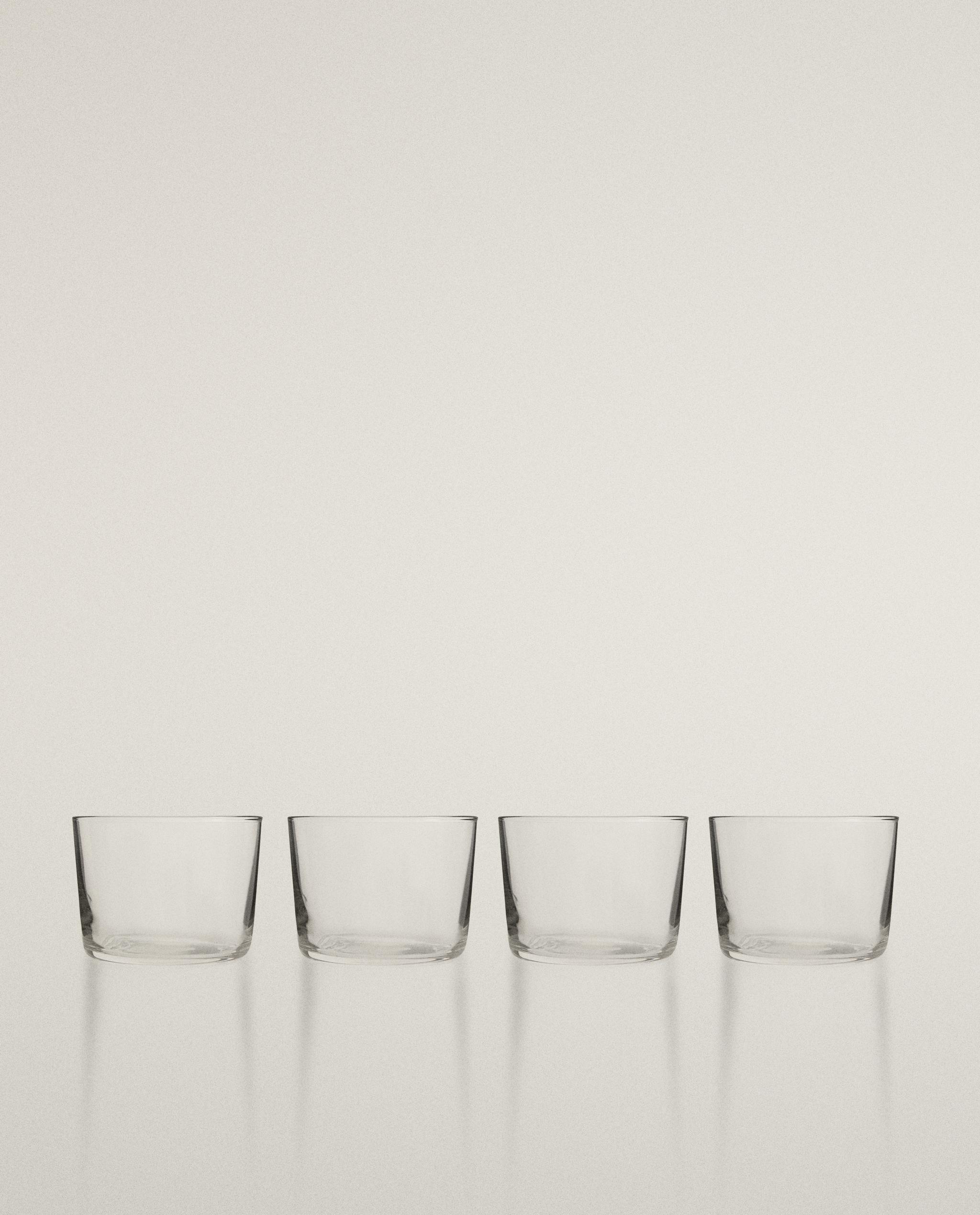 PACK OF LOW GLASS TUMBLERS (PACK OF 4) product thumbnail 8