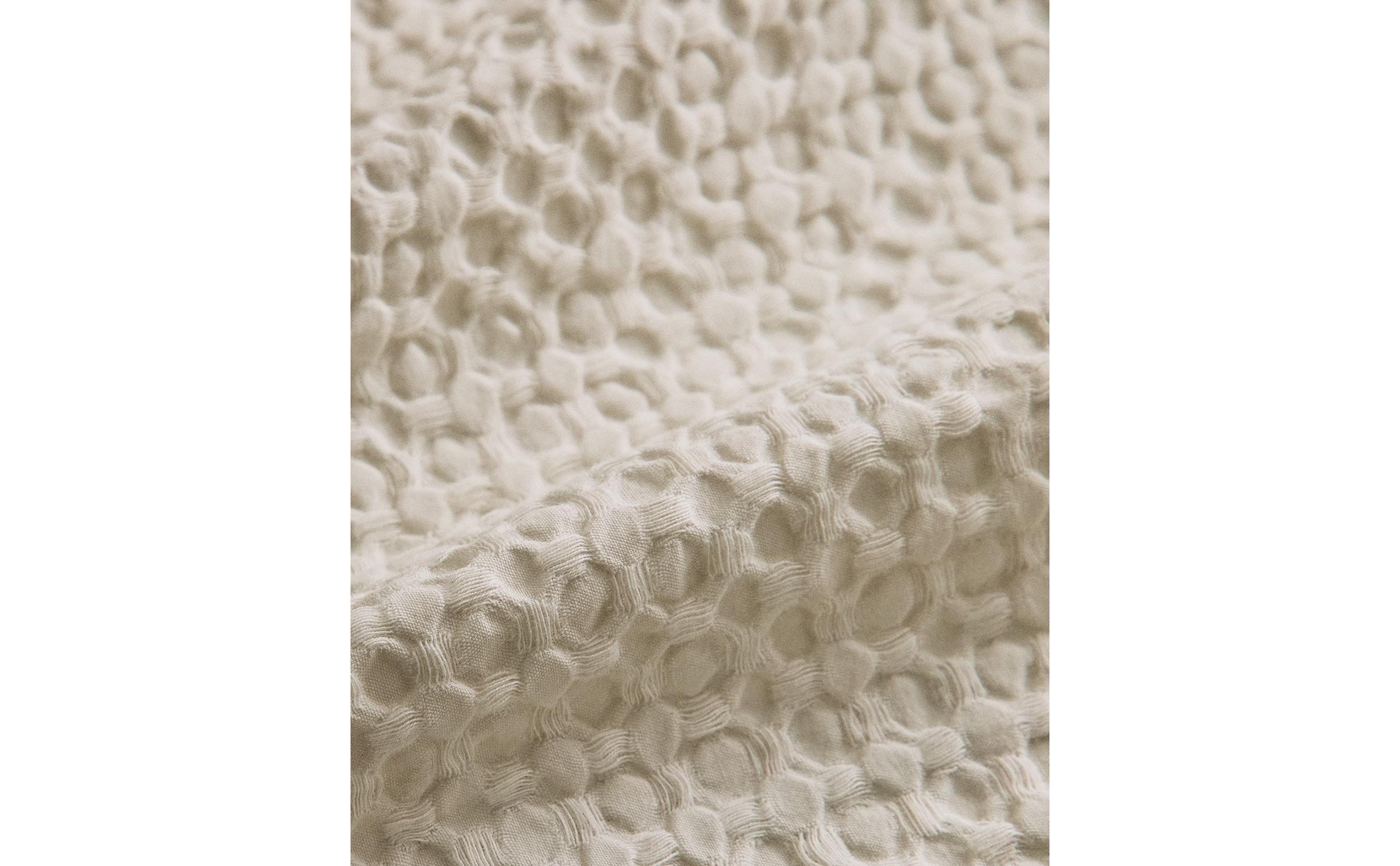 WAFFLE-KNIT DUVET COVER