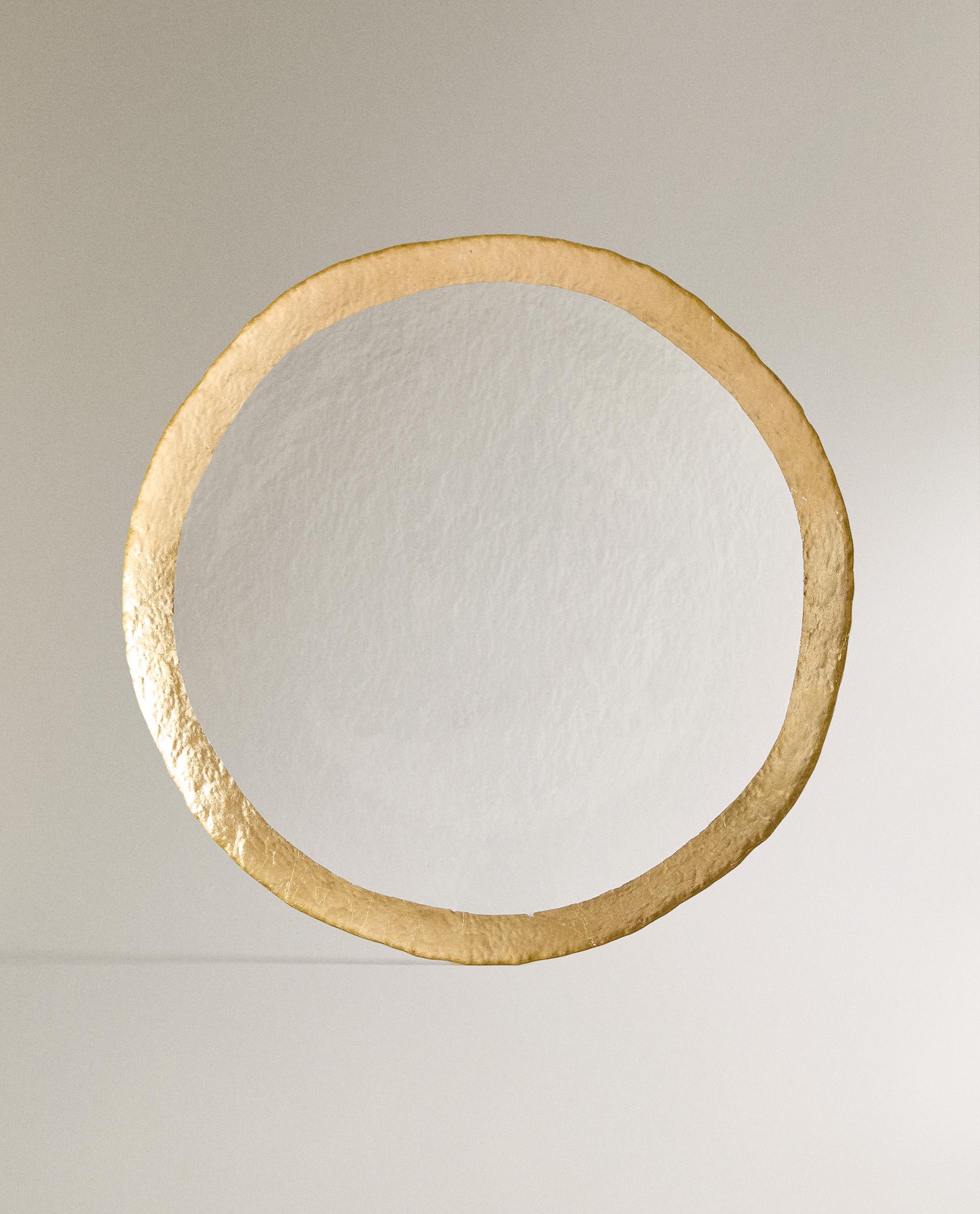 GLASS SERVICE PLATE WITH RIM product thumbnail 11