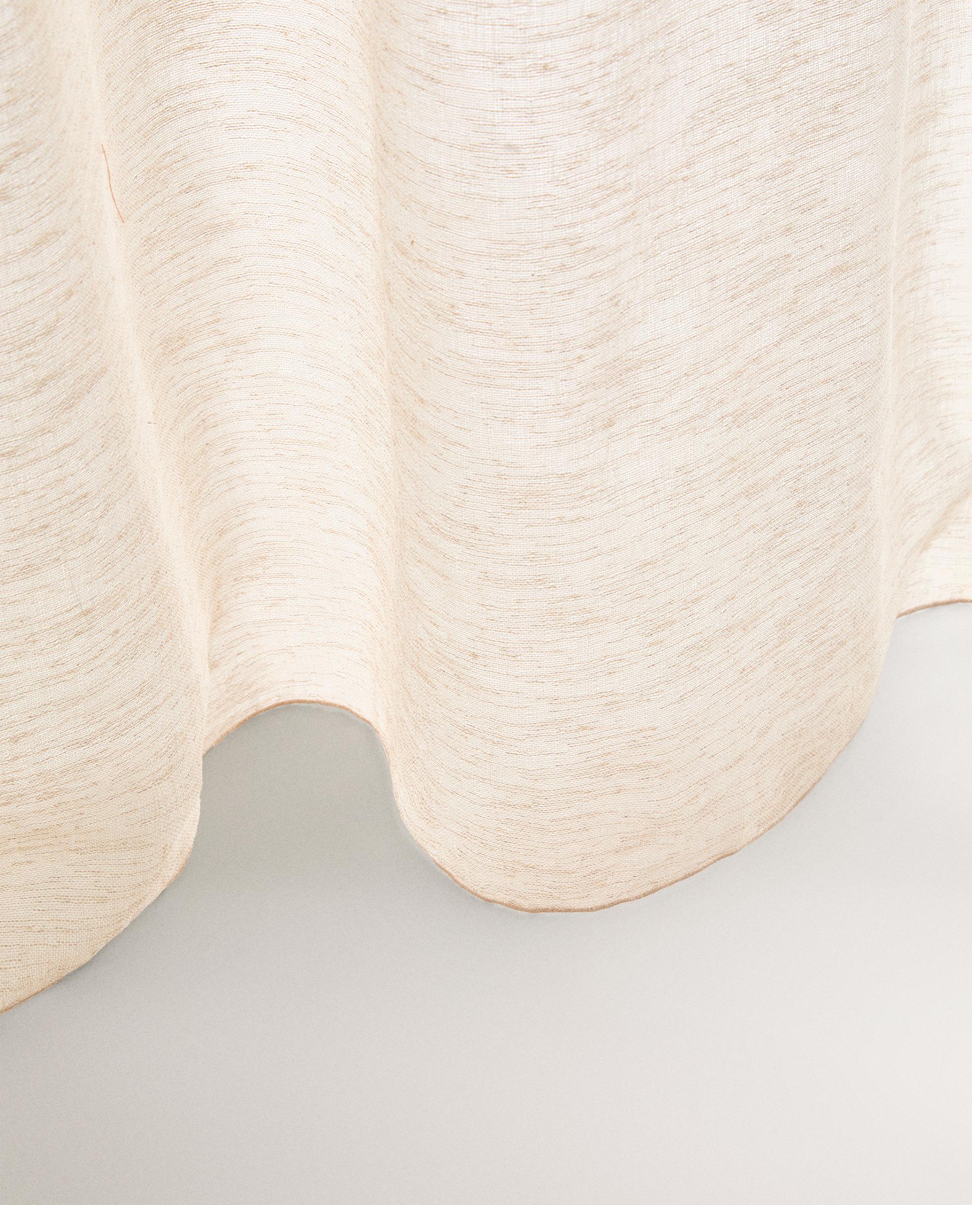 SHEER DOUBLE-WIDTH CURTAIN WITH LOW OPACITY product thumbnail 3