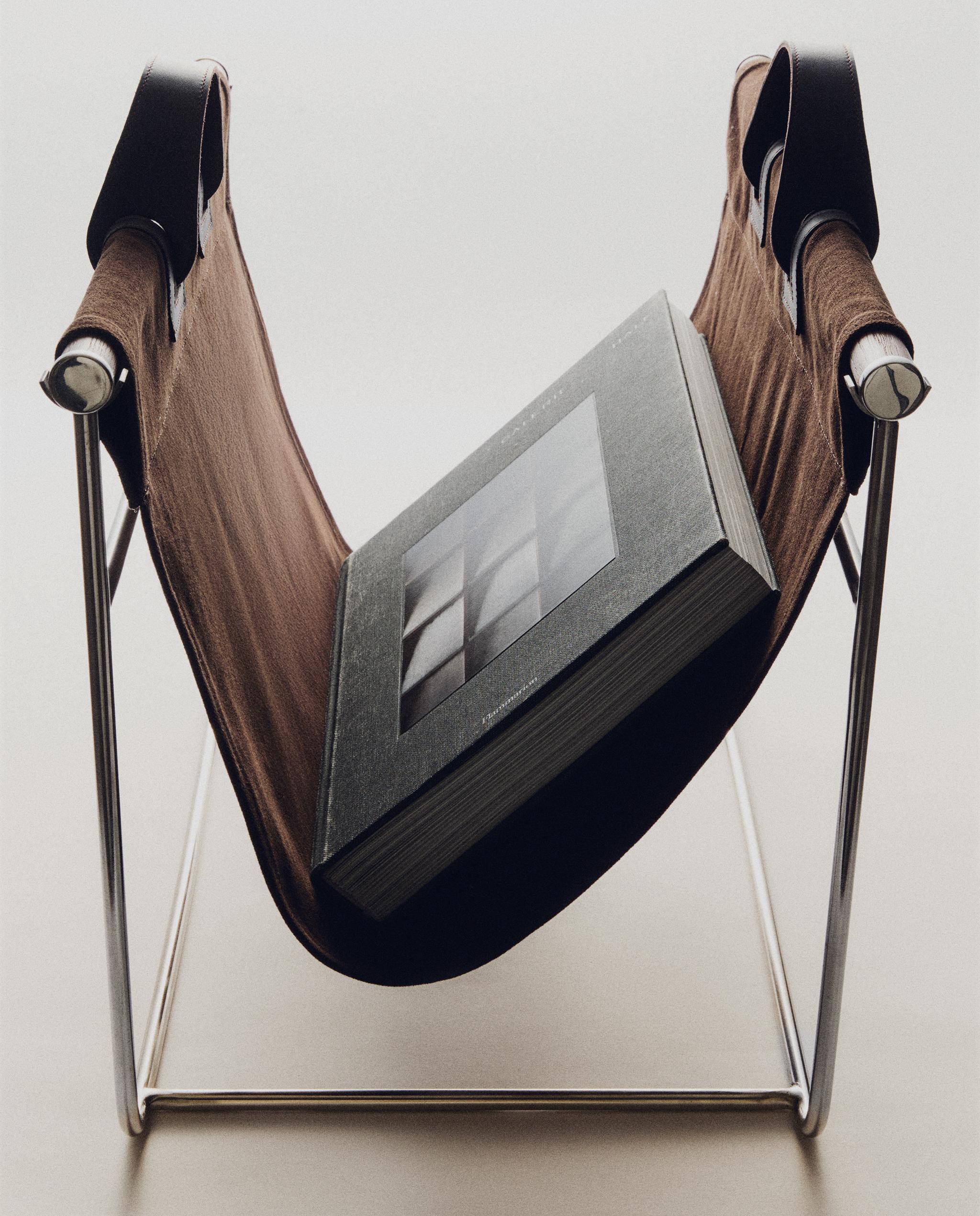 COTTON AND LEATHER MAGAZINE RACK product thumbnail 10