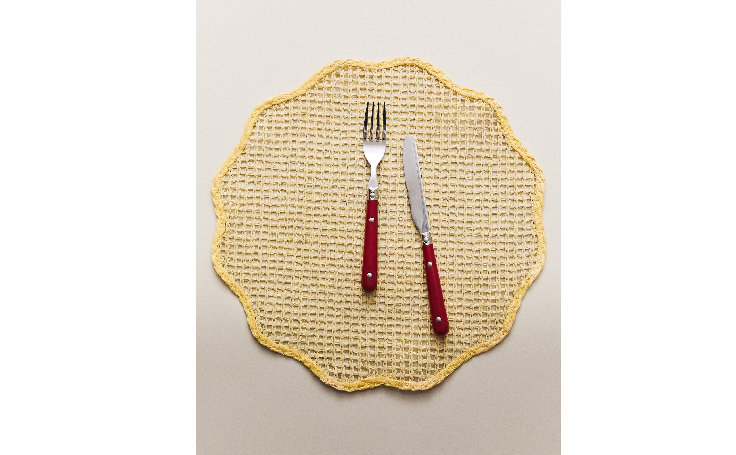 YELLOW FLORAL PAPER PLACEMAT product thumbnail 8