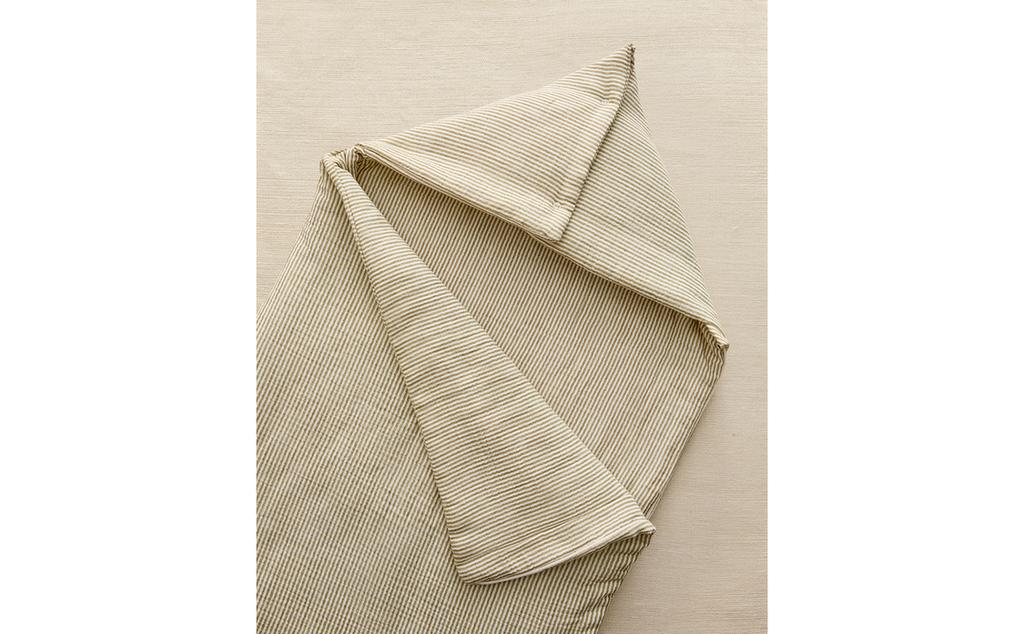 STRIPED MUSLIN CARRYCOT BABY WRAP