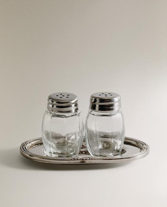 SET SALERO Y PIMENTERO BANDEJA SET SALERO Y PIMENTERO BANDEJA