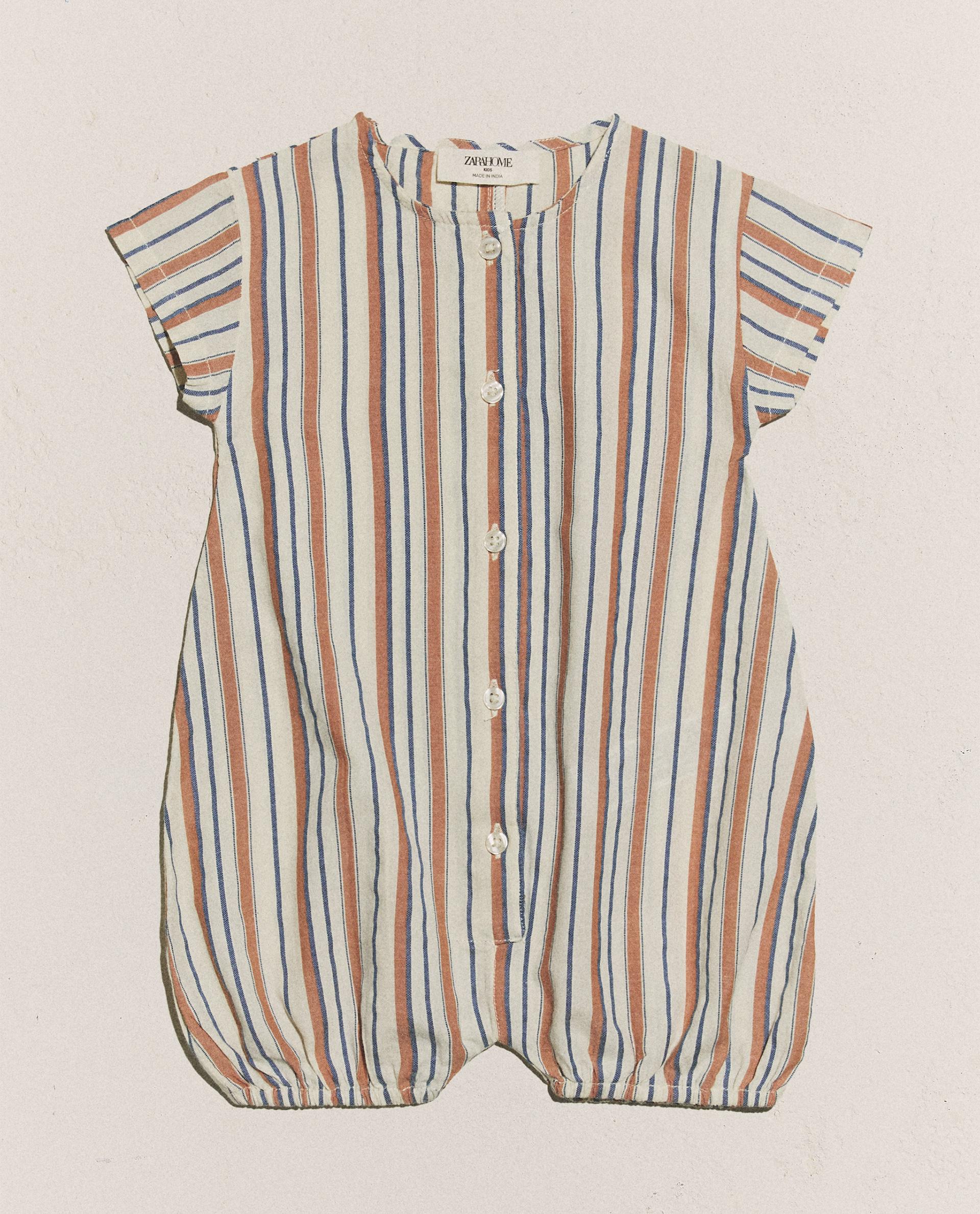 STRIPED BABY ROMPER STRIPED BABY ROMPER