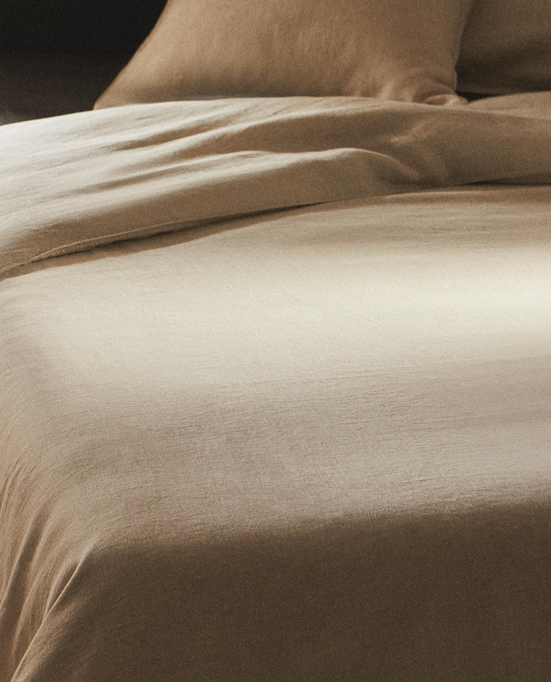 (160 GxM²) WASHED LINEN DUVET COVER