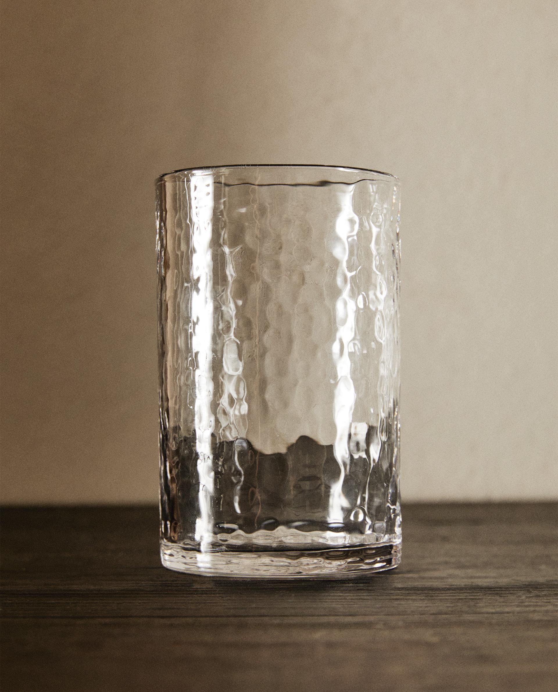 SLANTED SOFT DRINK GLASS TUMBLER